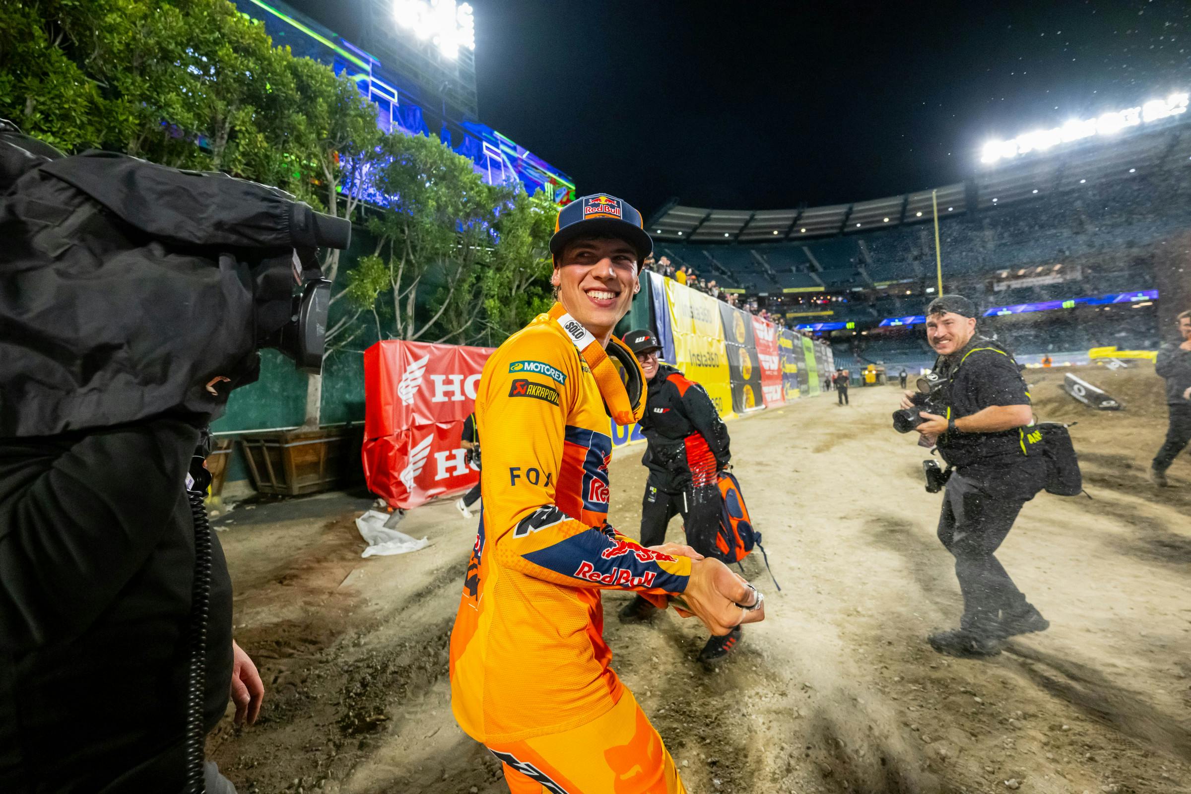 &ldquo;This is unreal. I can&rsquo;t even think about standing on the podium right now. Like this shouldn&rsquo;t be now. It should be maybe at the end of the year or maybe next year.