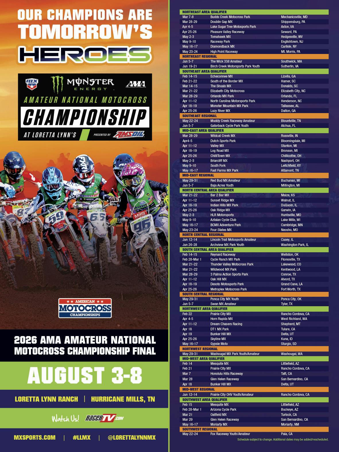 Advertisement: 109_RX29_3_Ad_Lorettas_Sched