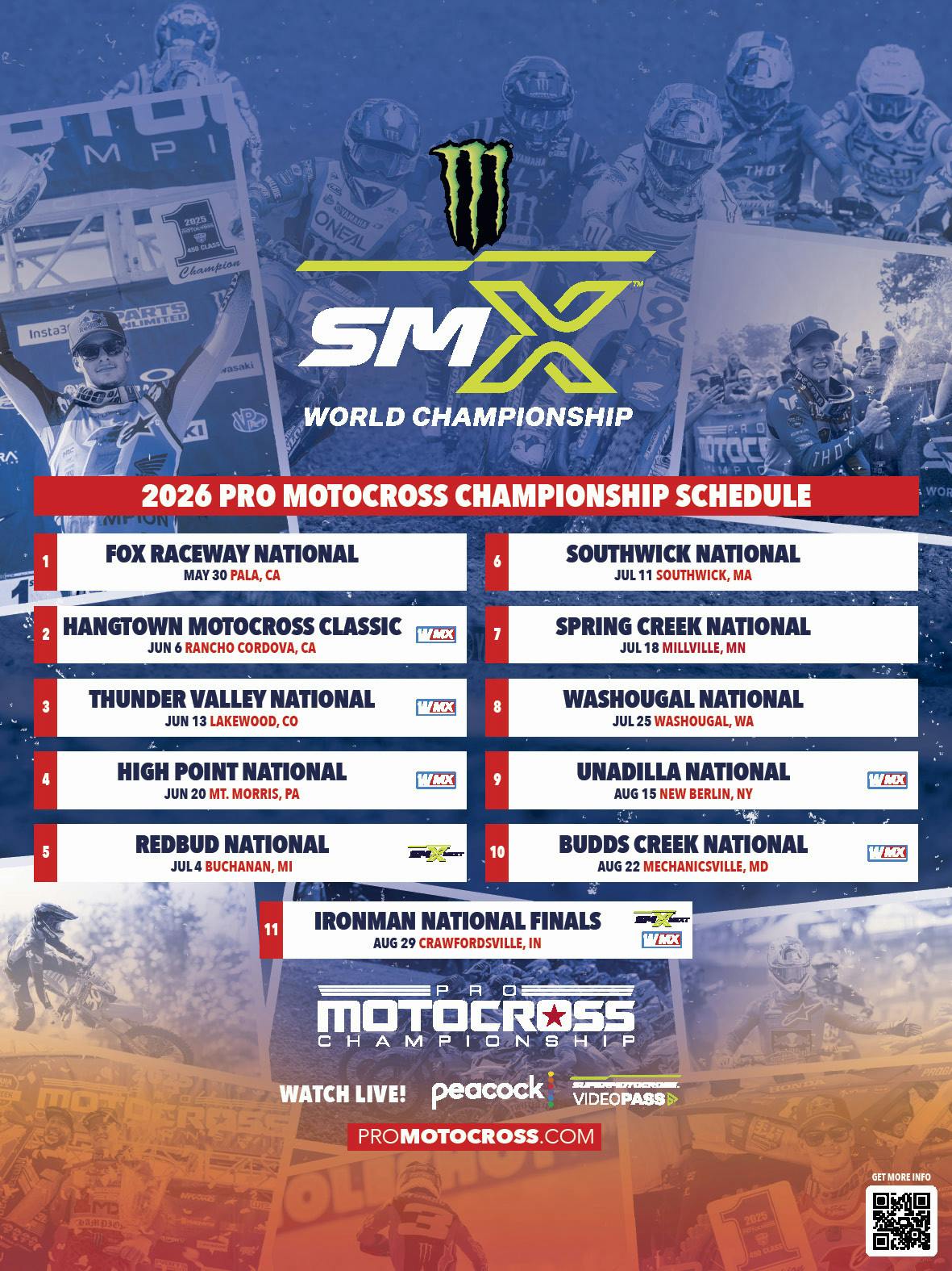 Advertisement: 113_RX29_3_Ad_FELD_SMX_sched