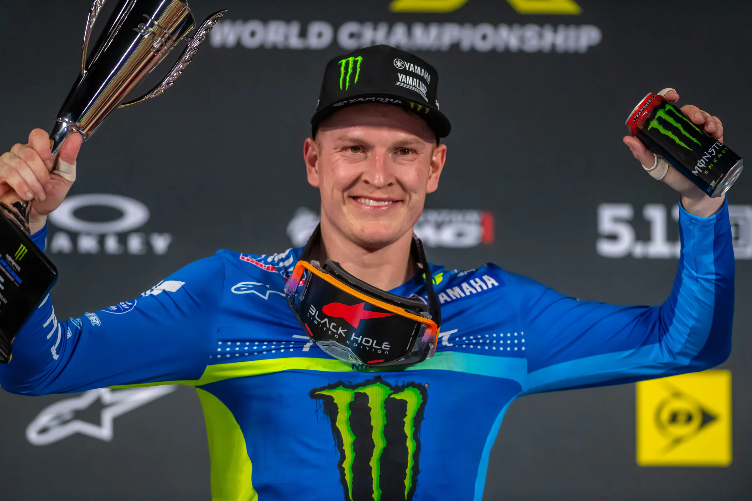 Max Anstie now holds the record for the oldest 125/250SX main event winner in AMA Supercross history.