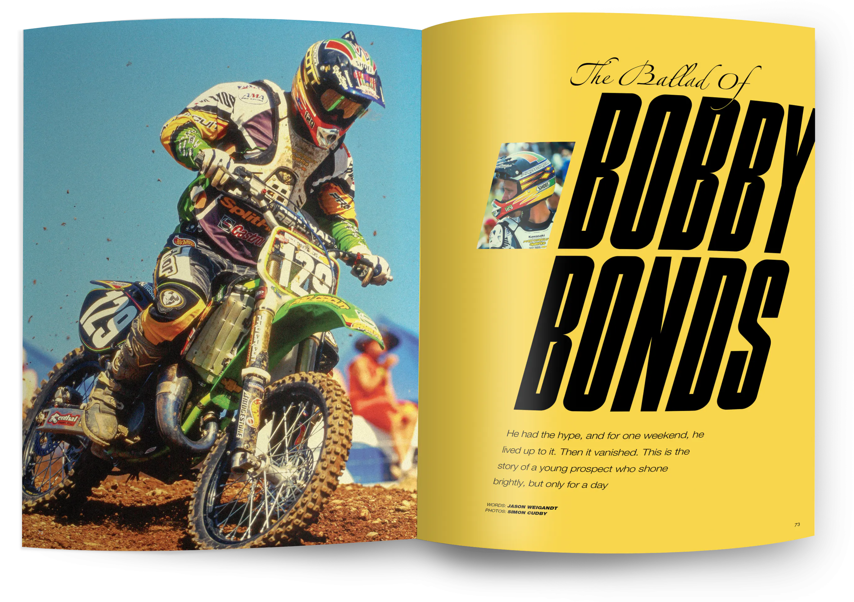 The Ballad of Bobby Bonds in the March 2026 Issue of Racer X Illustrated