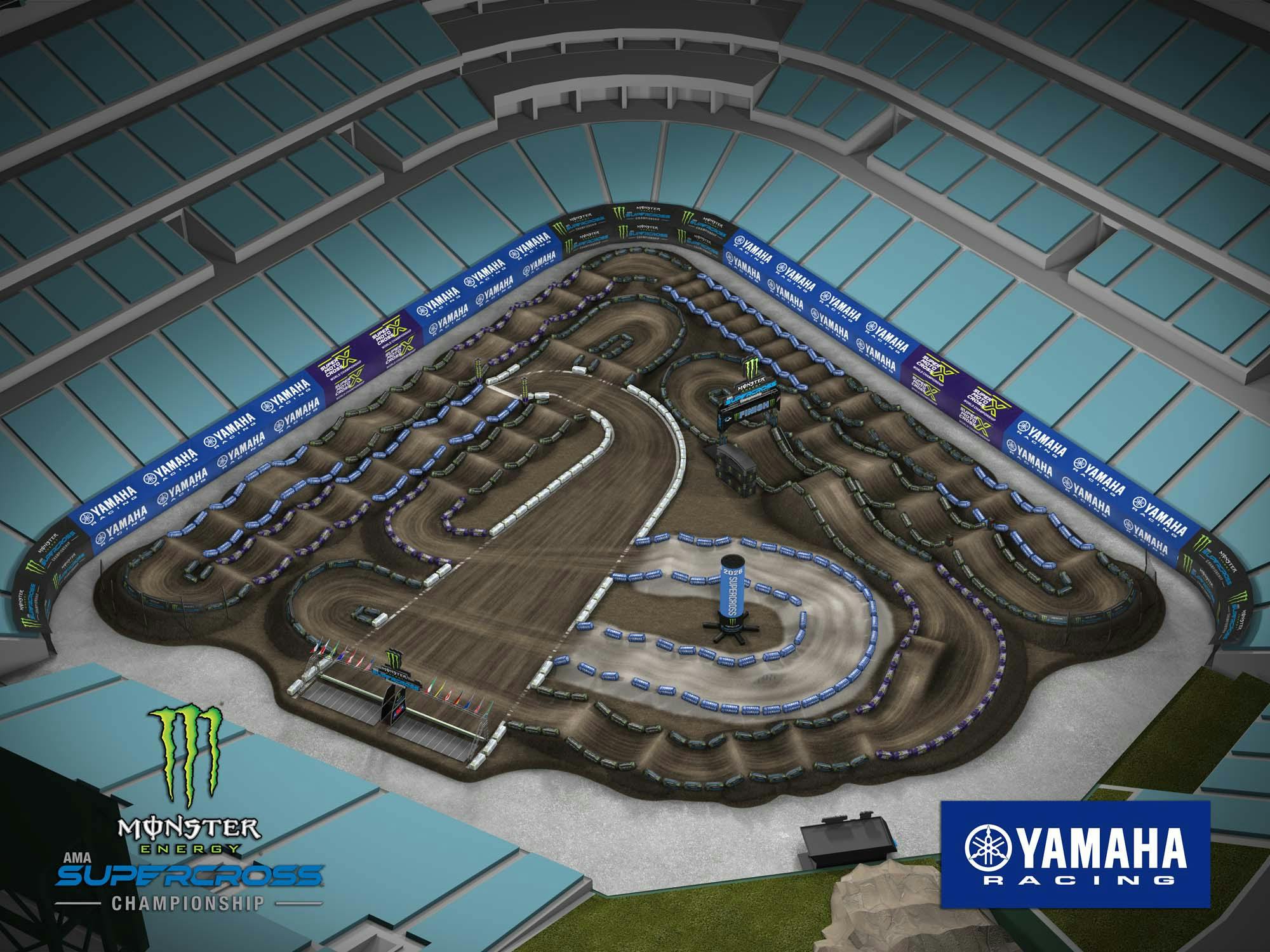 Anaheim 2 track map