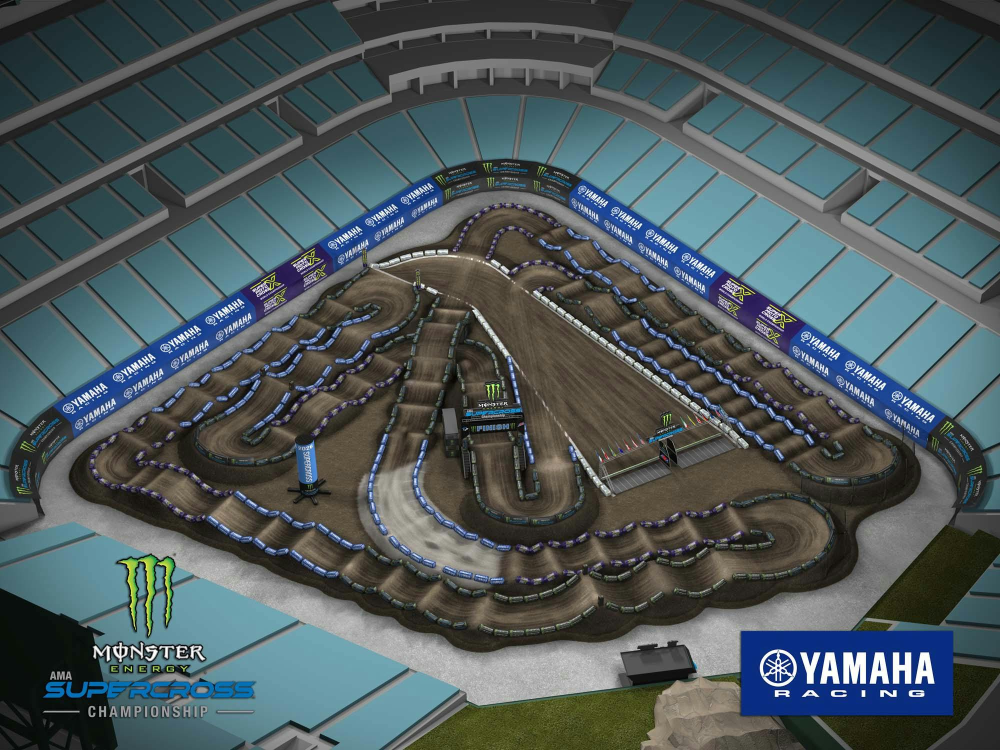 Anaheim 1 track map