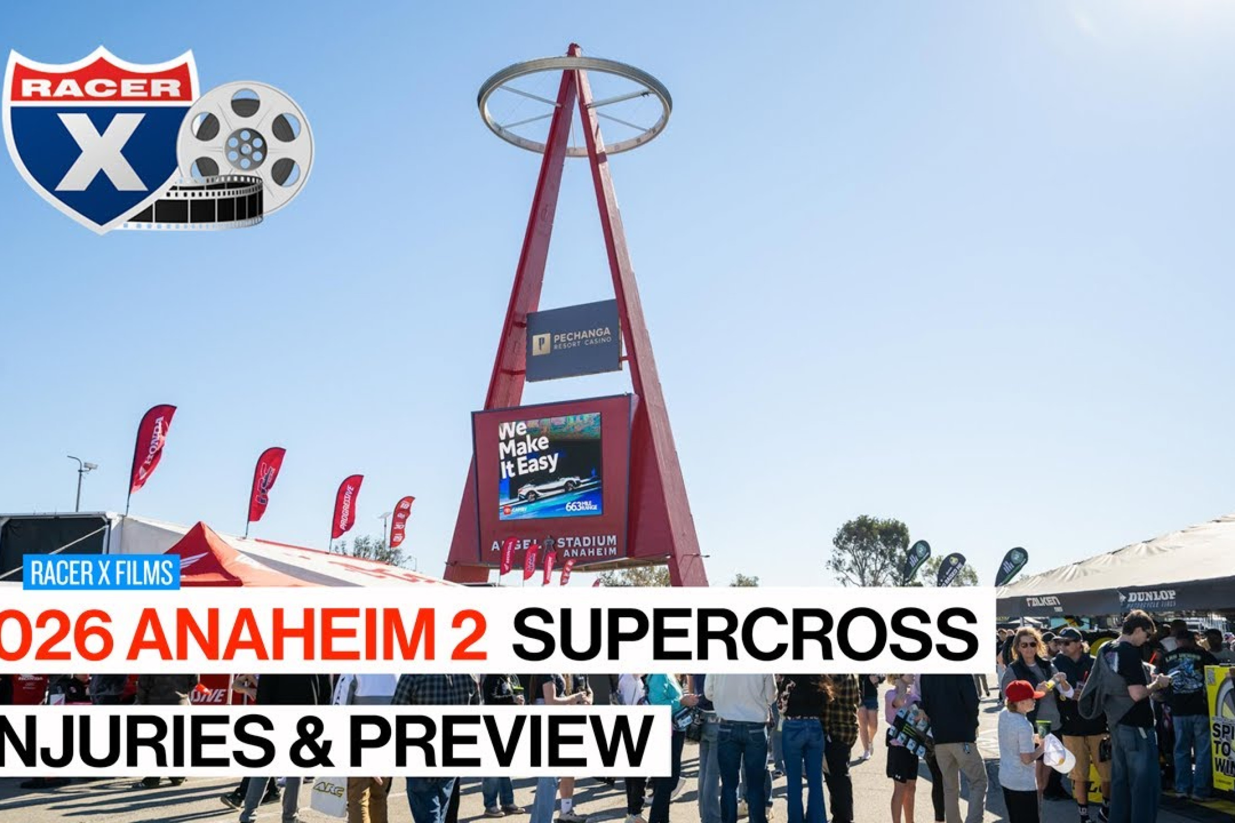 Watch: Anaheim 2 Supercross Preview and Injury Report