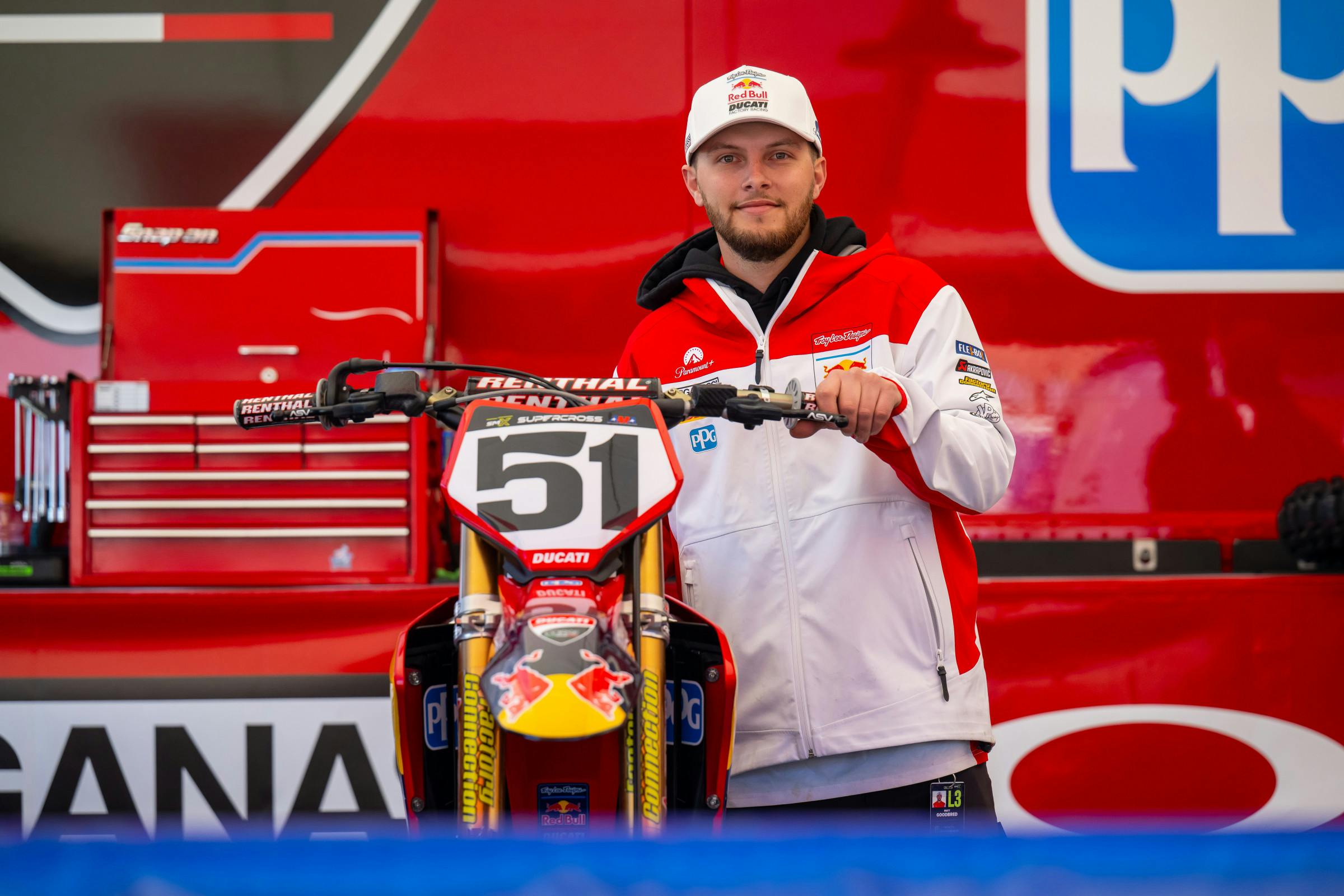 Barcia's mechanic Matt Goodbred