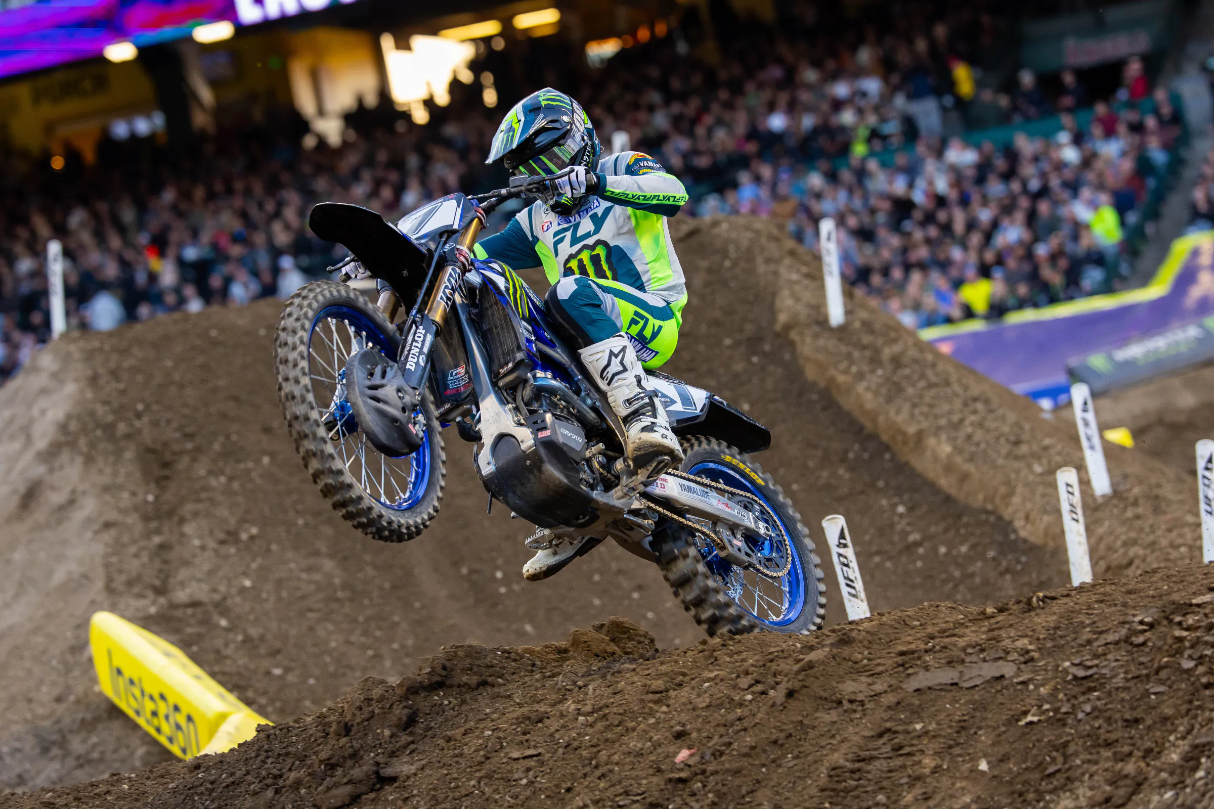 &ldquo;I was happy with tonight, I was riding well and it&rsquo;s rare when I feel like number three [Tomac], I&rsquo;m right there with him, and if anything he&rsquo;s holding me back a little bit.