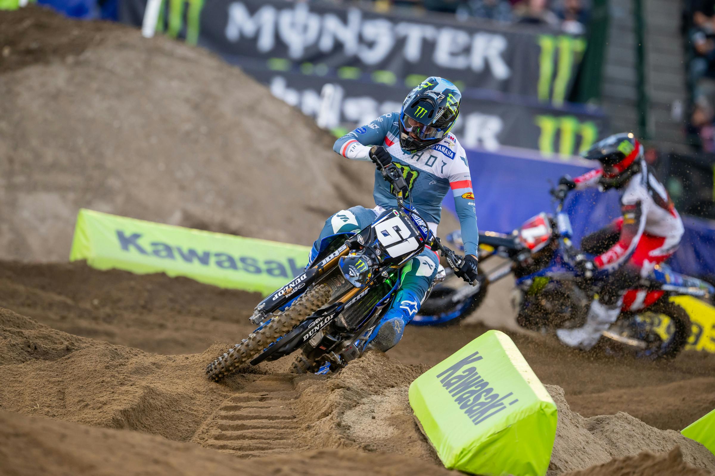 After winning Anaheim 1, it was tougher for Anstie this time. 