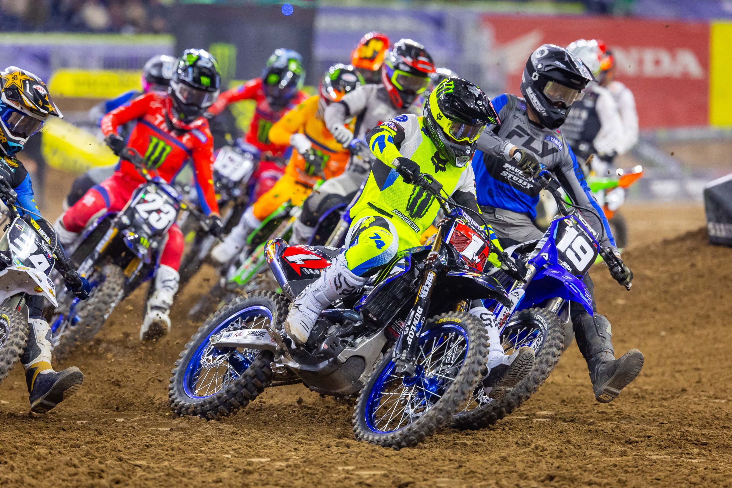 Deegan's starts were on point all night.