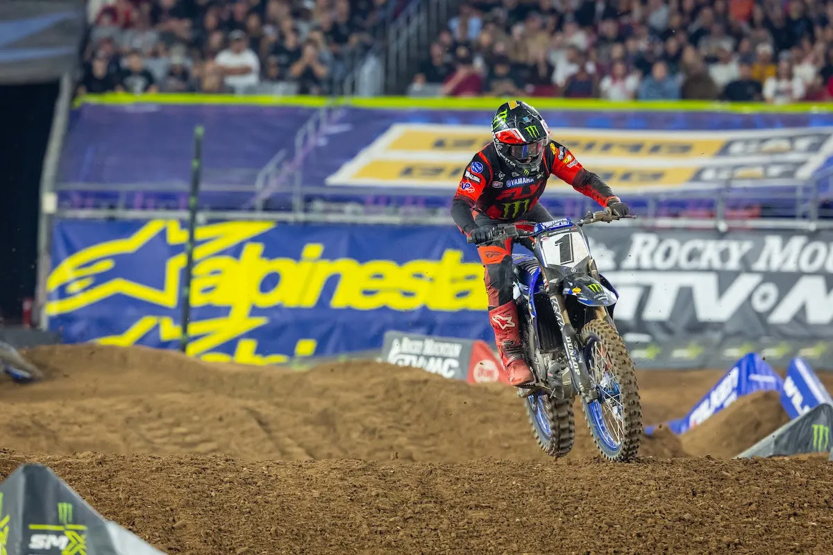 One week after his first win of the season defending champion Cooper Webb finished third aboard his Monster Energy Yamaha Star Racing machine.