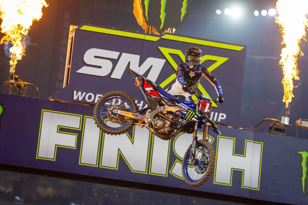 Monster Energy Yamaha Star Racing's Haiden Deegan went wire-to-wire for his fourth straight Western Divisional 250SMX Class victory.