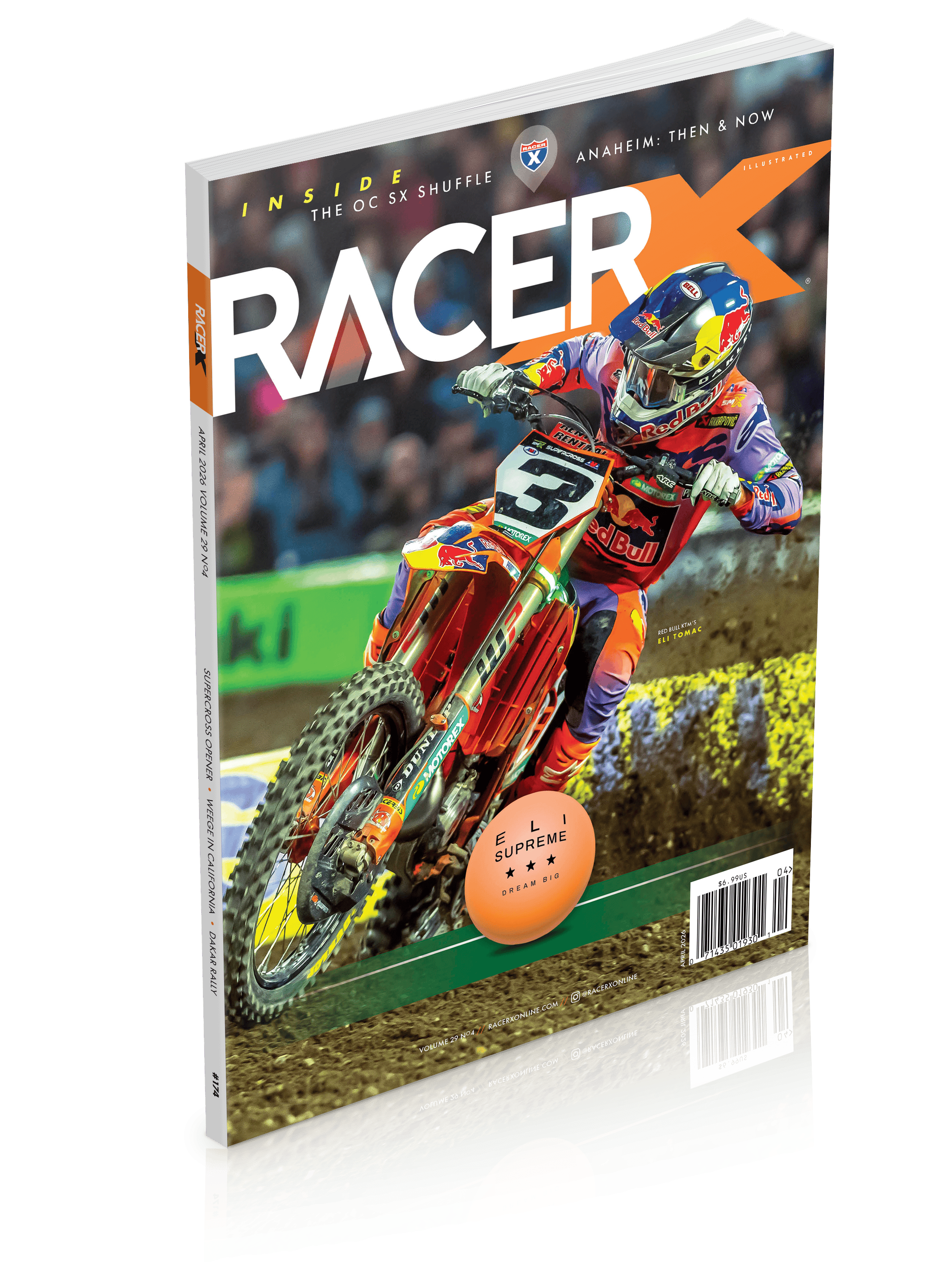 The April 2026 Issue of Racer X Illustrated Supercross Magazine