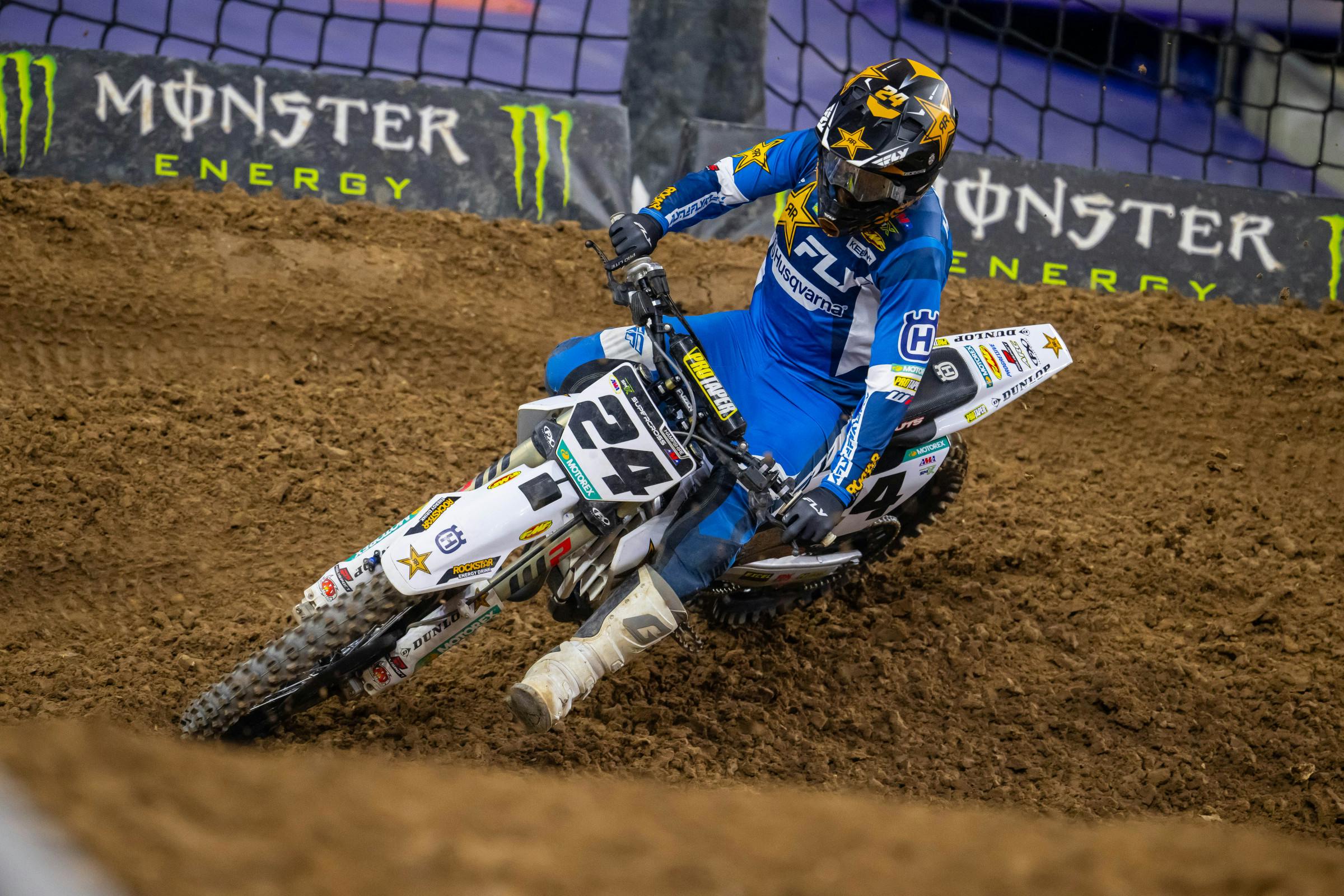RJ Hampshire Out for Seattle SX with Foot Injury