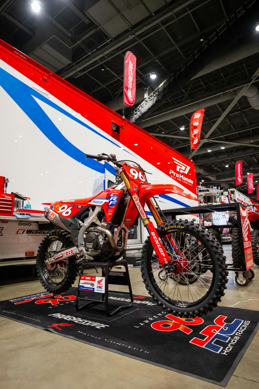 Hunter Lawrence's Honda HRC Progressive CRF450R.