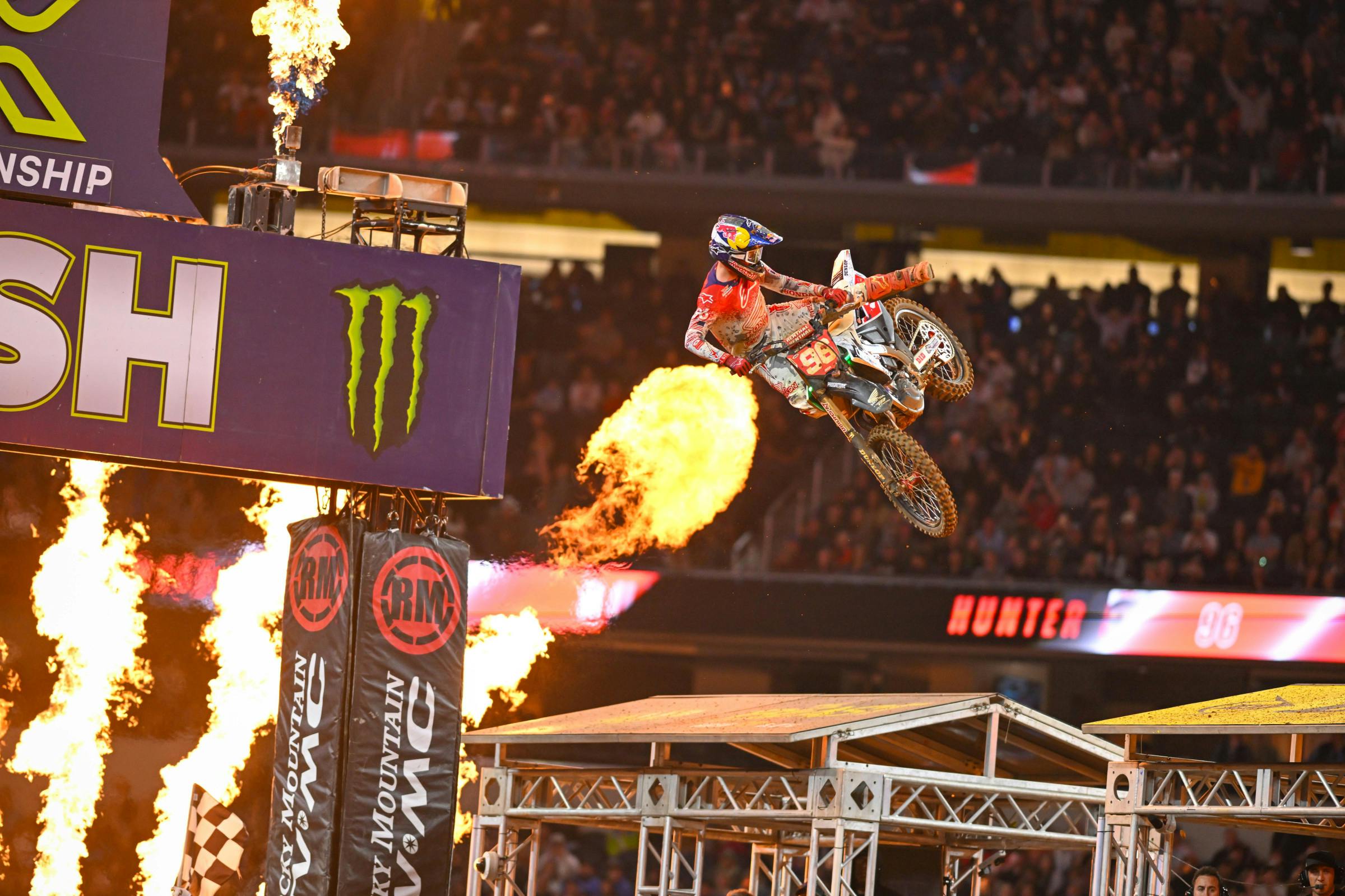 Hunter Lawrence is a 450SX main event winnner!