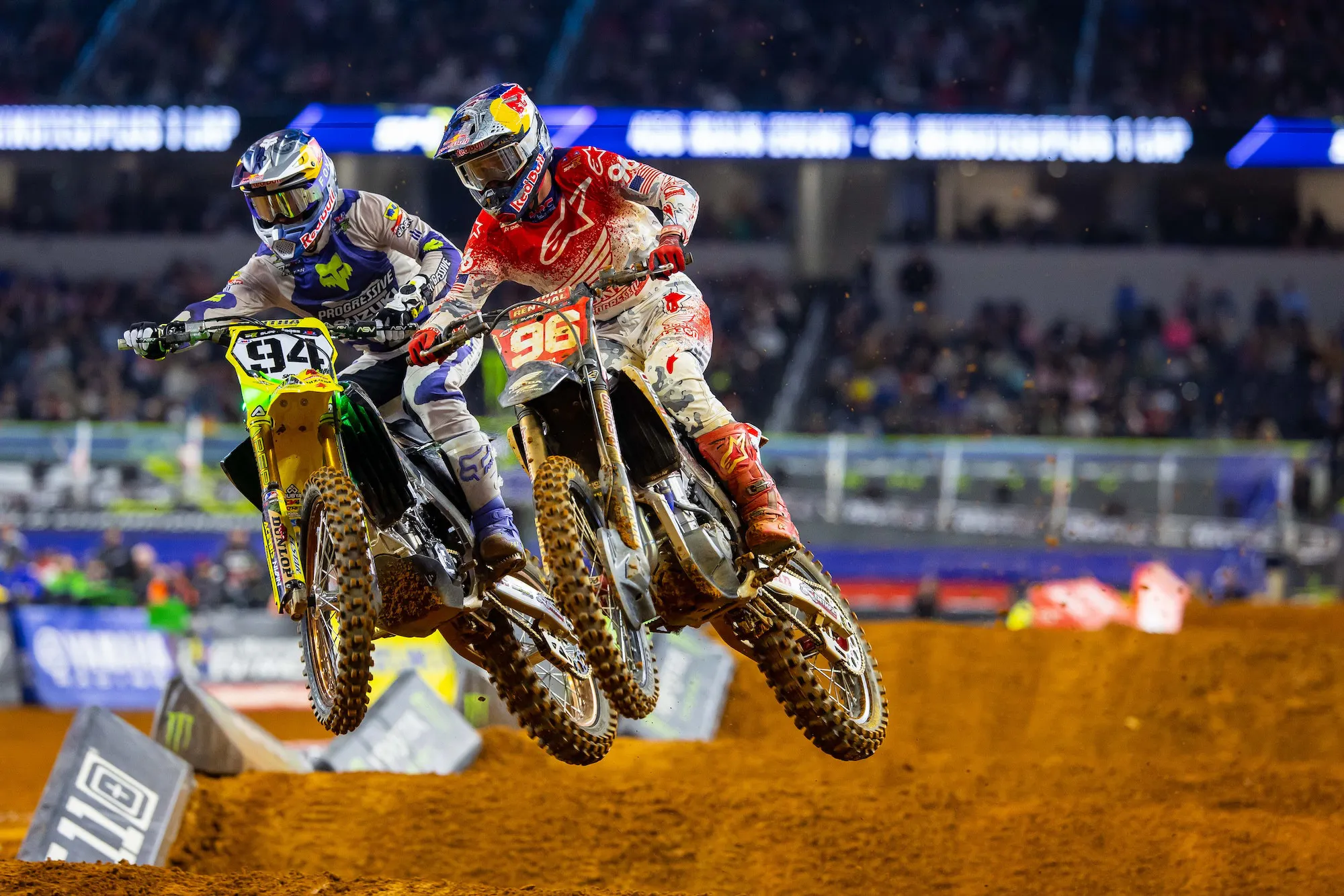 Ken Roczen and Hunter Lawrence