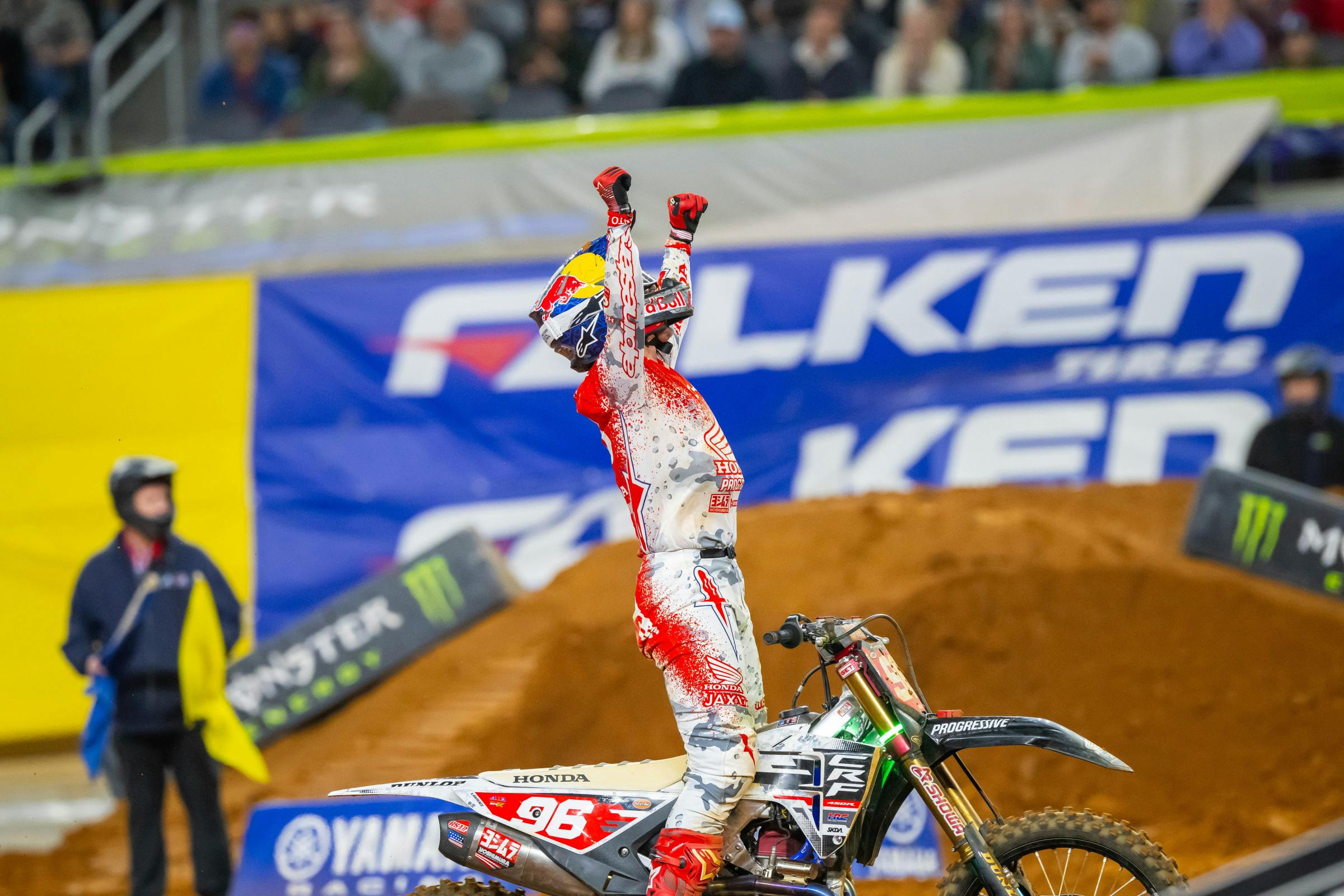 This is as much emotion as Hunter would show before reeling it back in.&nbsp;