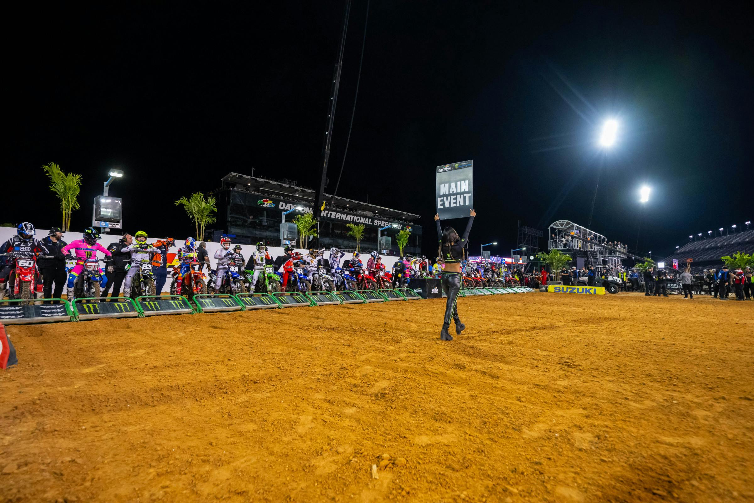 Daytona SX Full Race Day and TV Broadcast Schedules