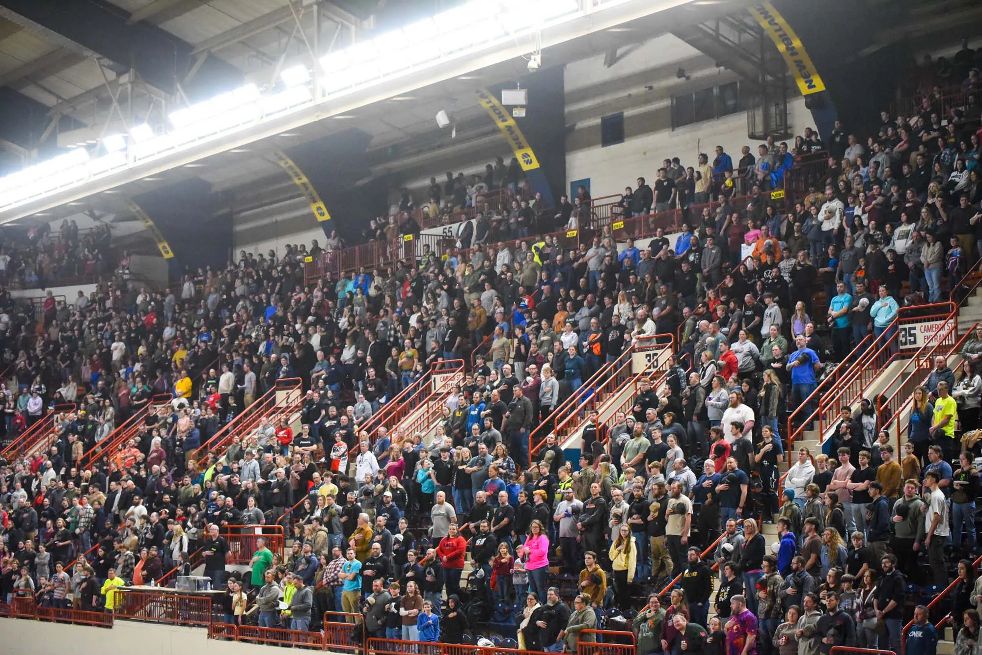 Fans during National Anthem