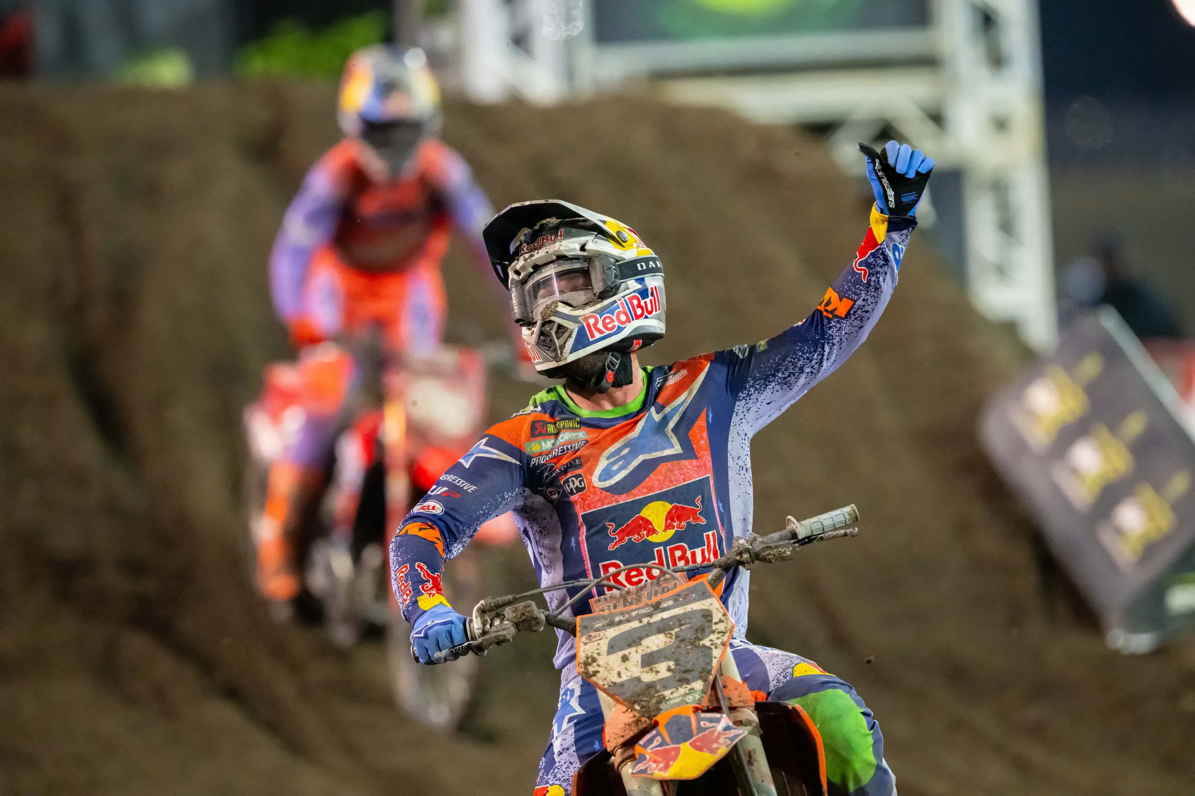 Eli Tomac has his eighth win at Daytona, which gives him the most of any racer in any discipline at the World Center of Racing.