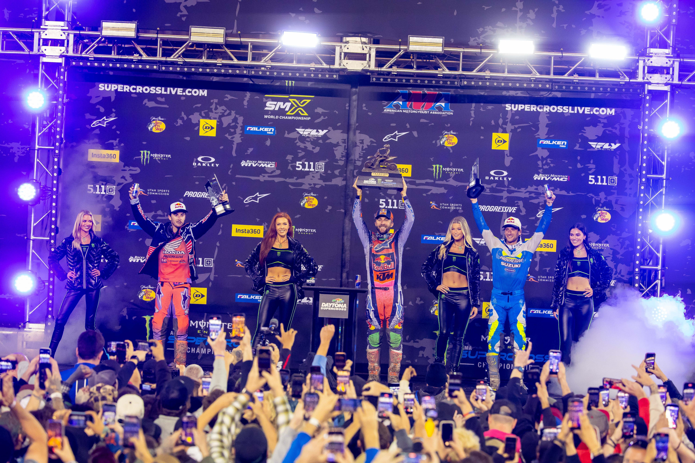 Watch: Daytona Post Race Interviews with Tomac, Lawrence, Roczen, Hammaker, Davies, Brown, Denno