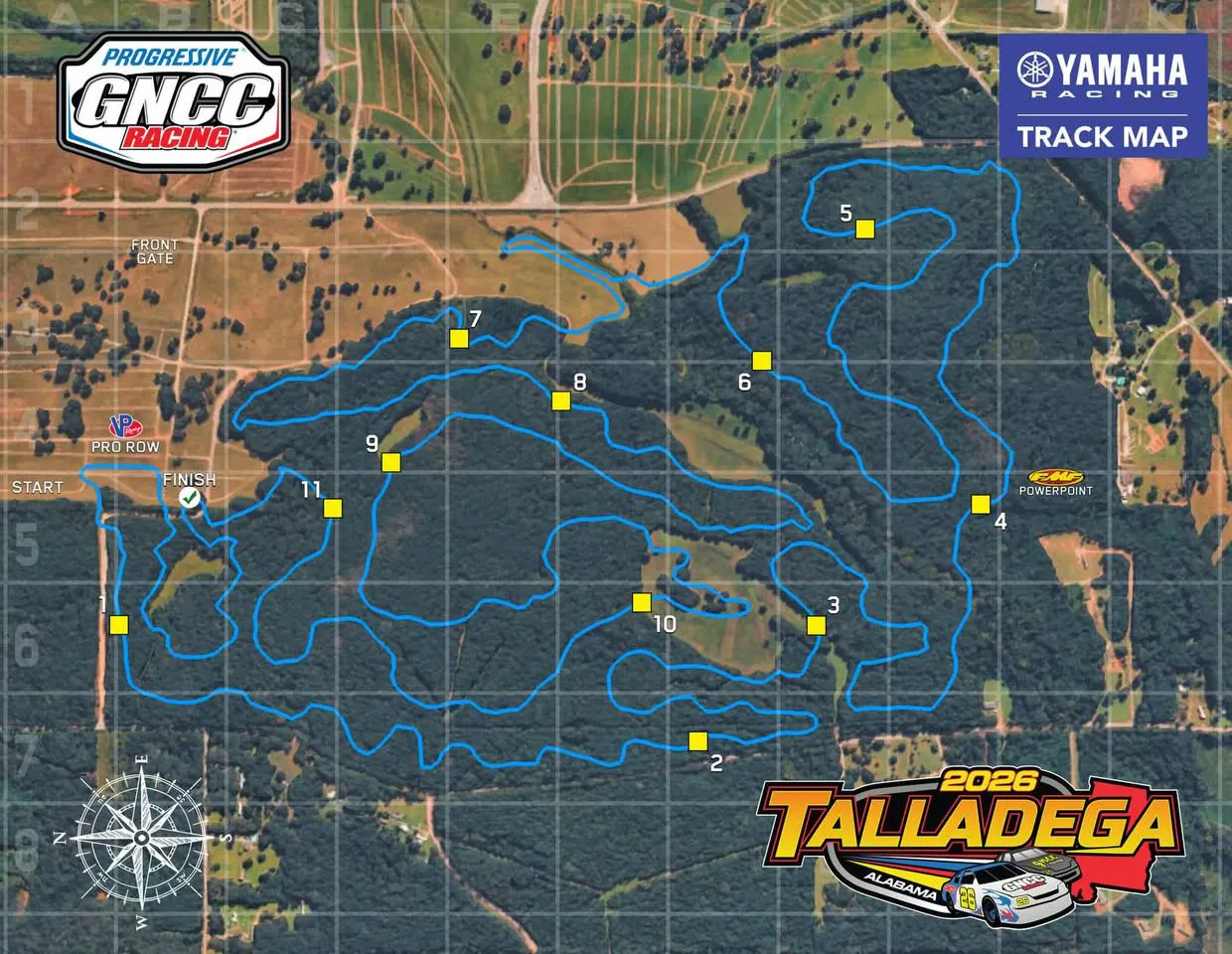 Talladega GNCC Layout