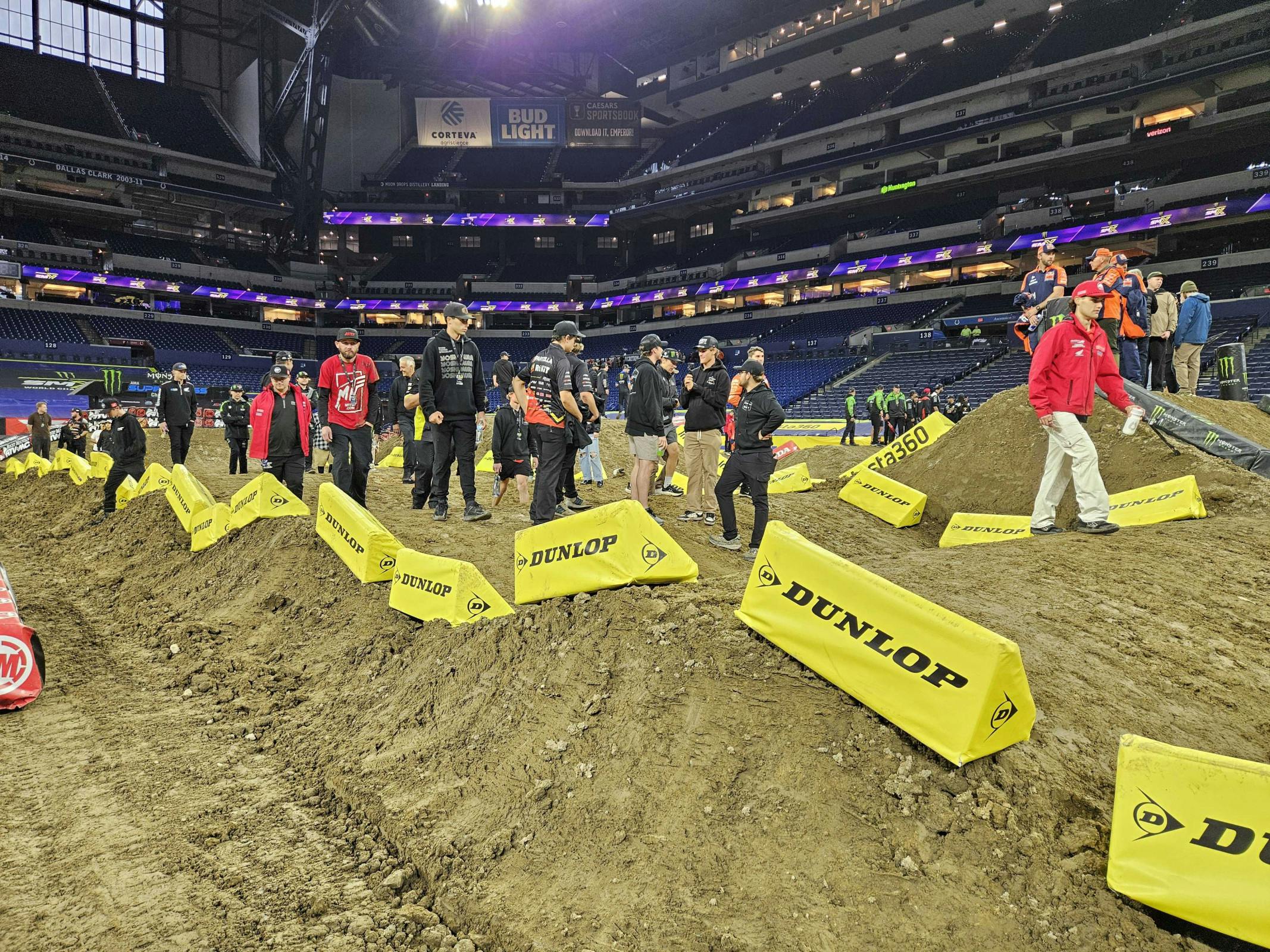 Everyone checking out the whoops.