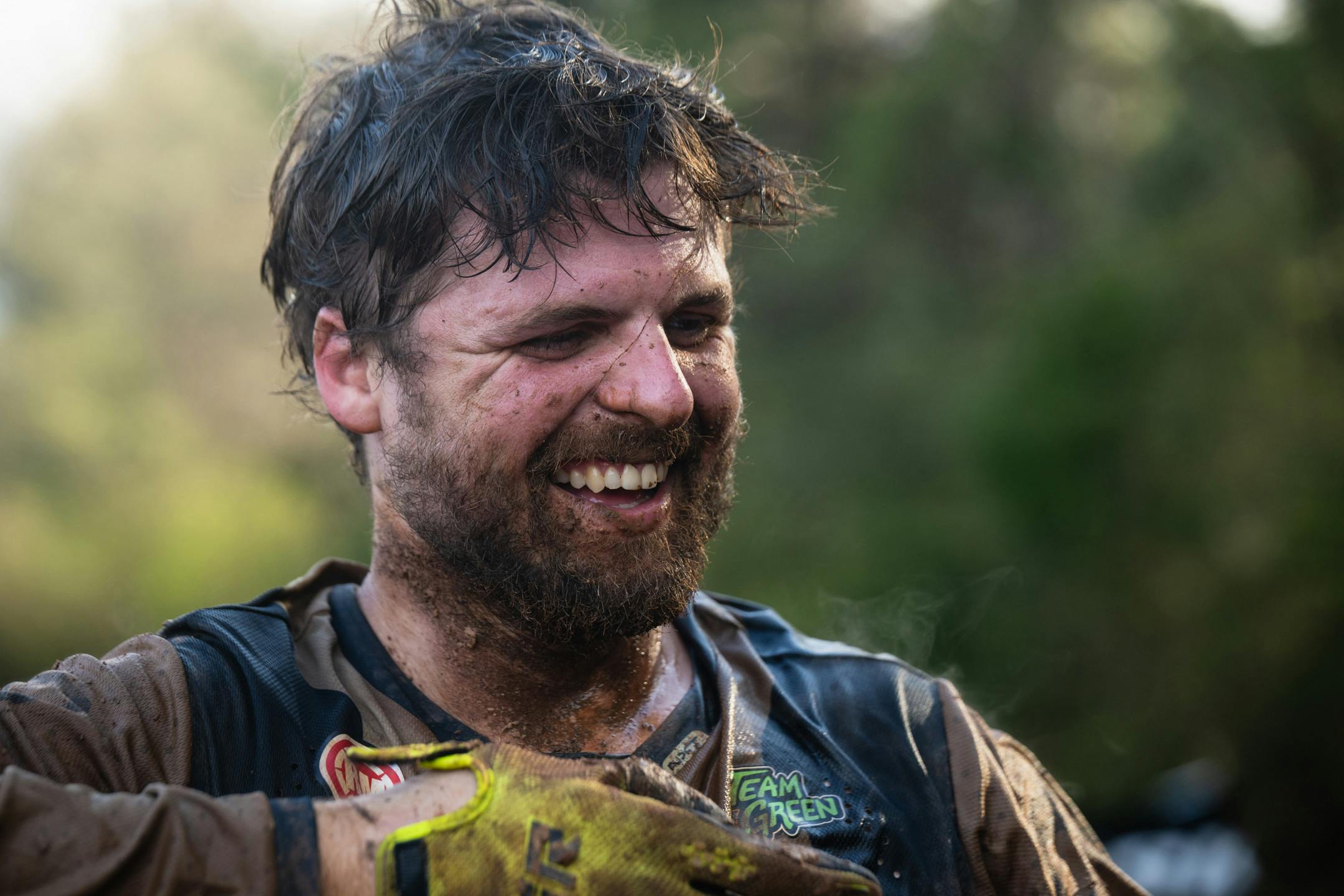 All smiles for Stu Baylor