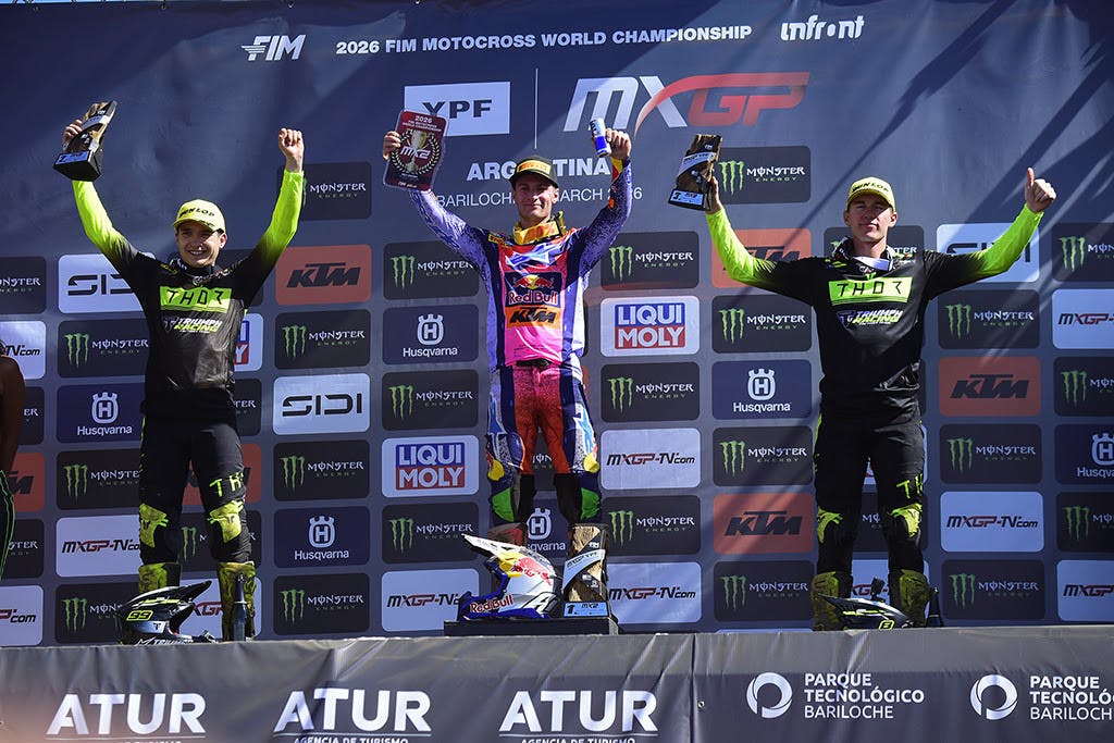 MX2 Overall podium