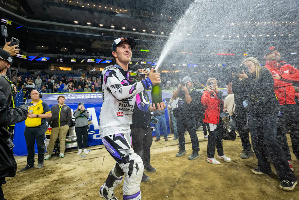 Hunter Lawrence on Indianapolis SX Win: “Keep The Red Plate, That’s What I Wanted To Do”