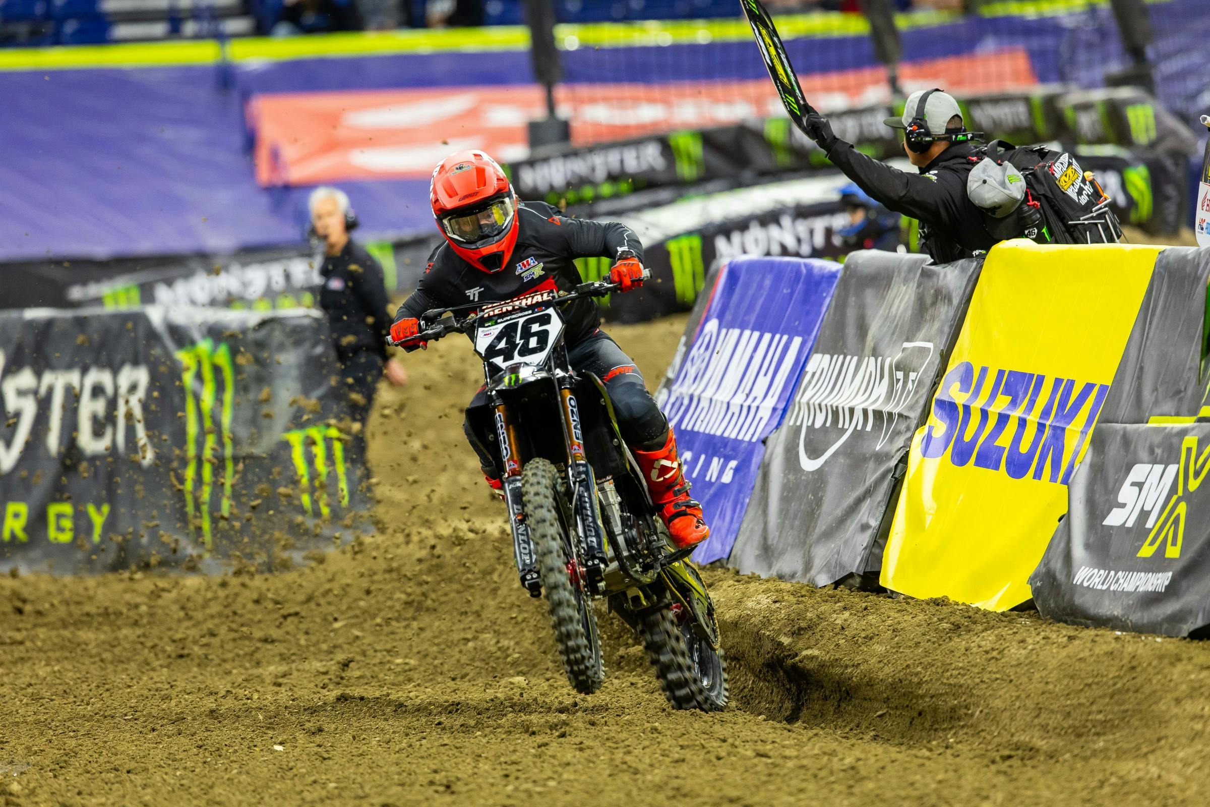 Justin Hill was dealing with illness in Indianapolis.