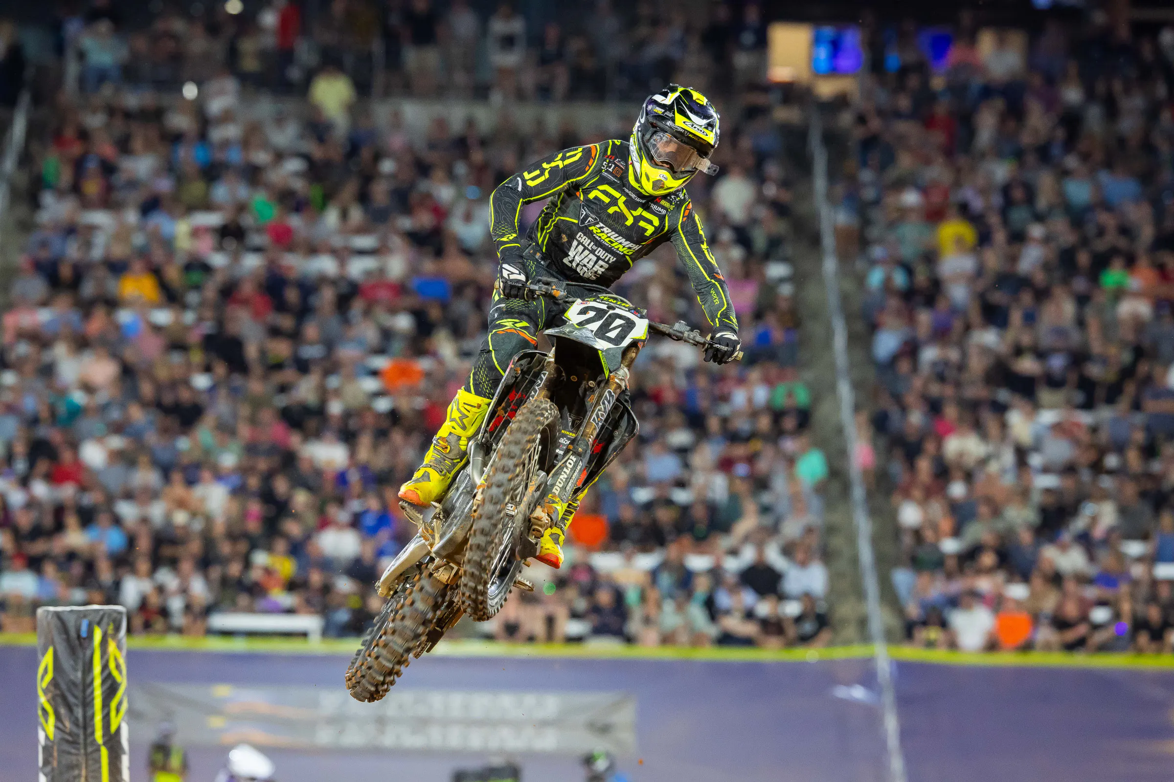 Another Triumph Milestone: Smith Lands First 450SX Top Ten Finish in Birmingham
