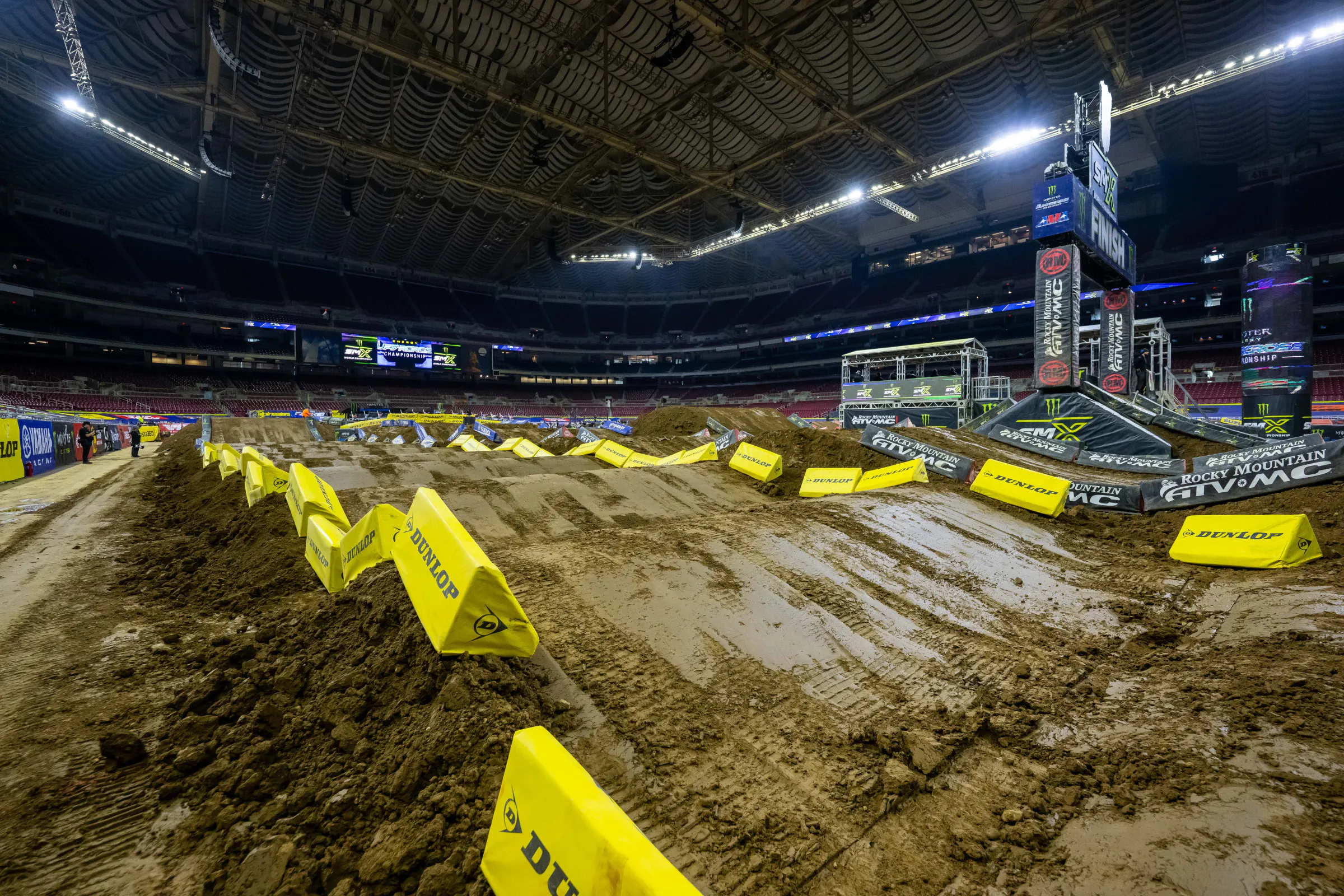 It is race day at The Dome at America's Center!