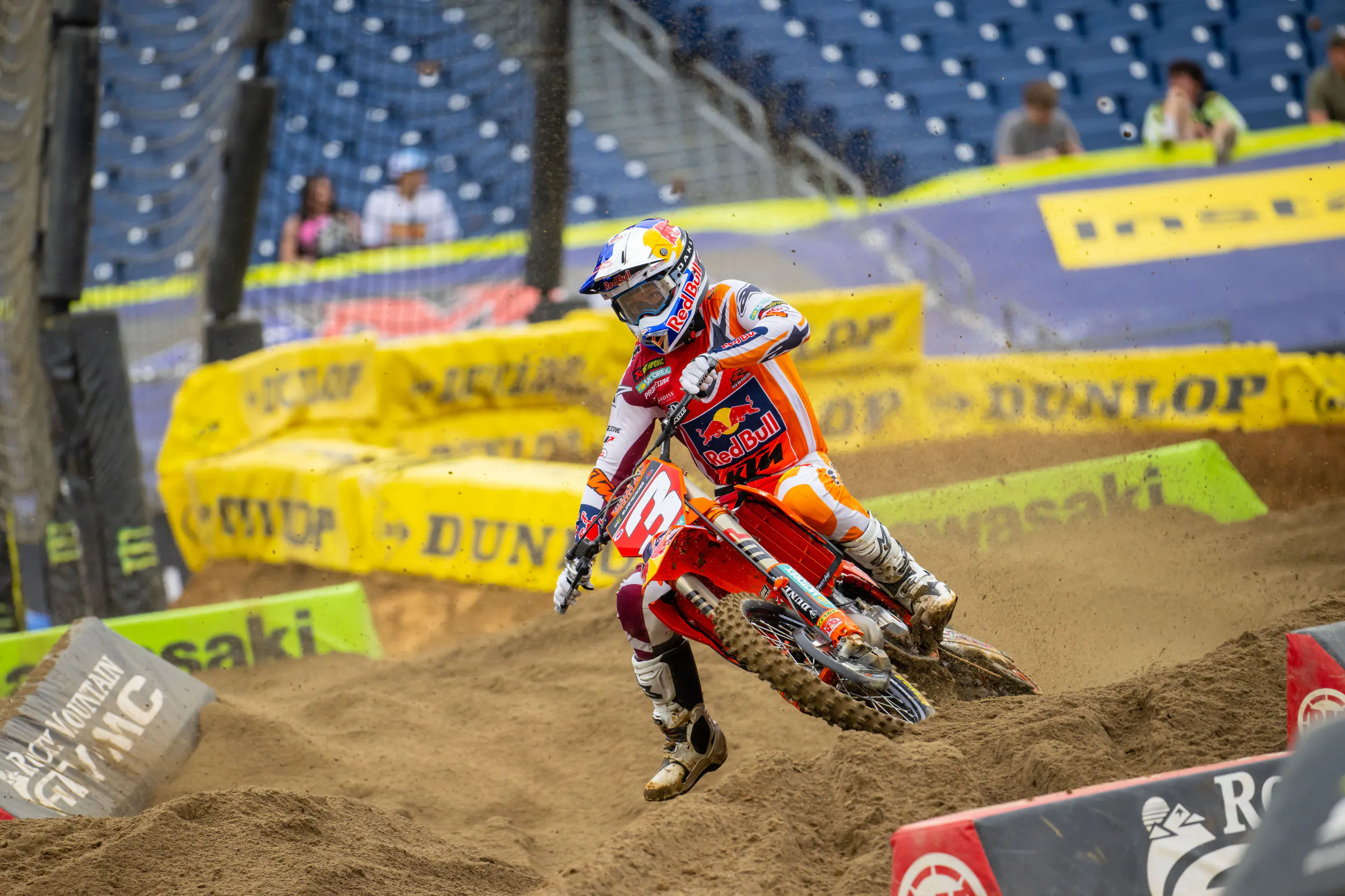 Eli Tomac is back with the fastest qualifier in 450SX.&nbsp;