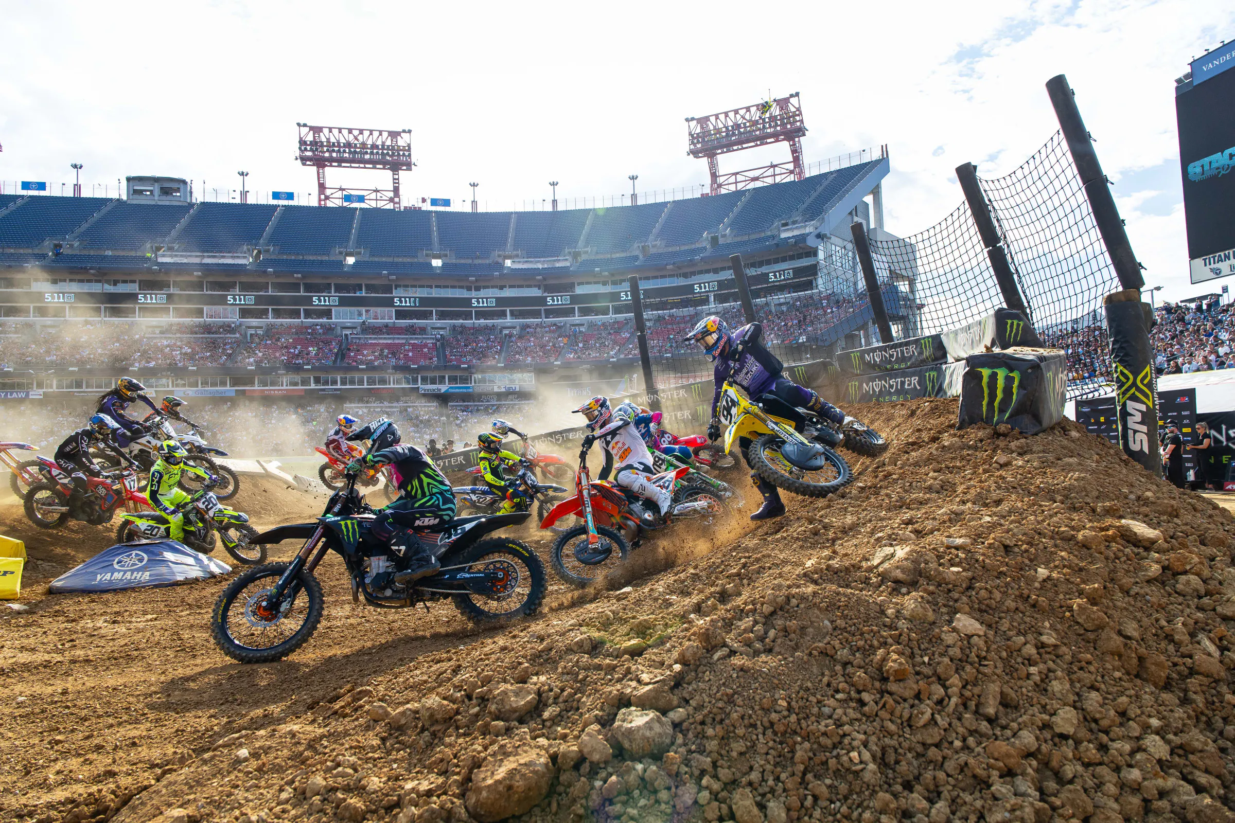 The track in Nashville wasn't an easy one to push hard on.