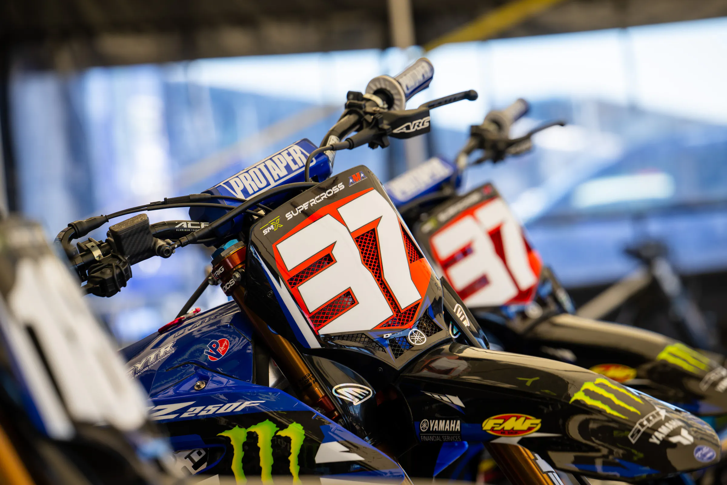 Cole Davies' Yamaha YZ250F bikes for today.