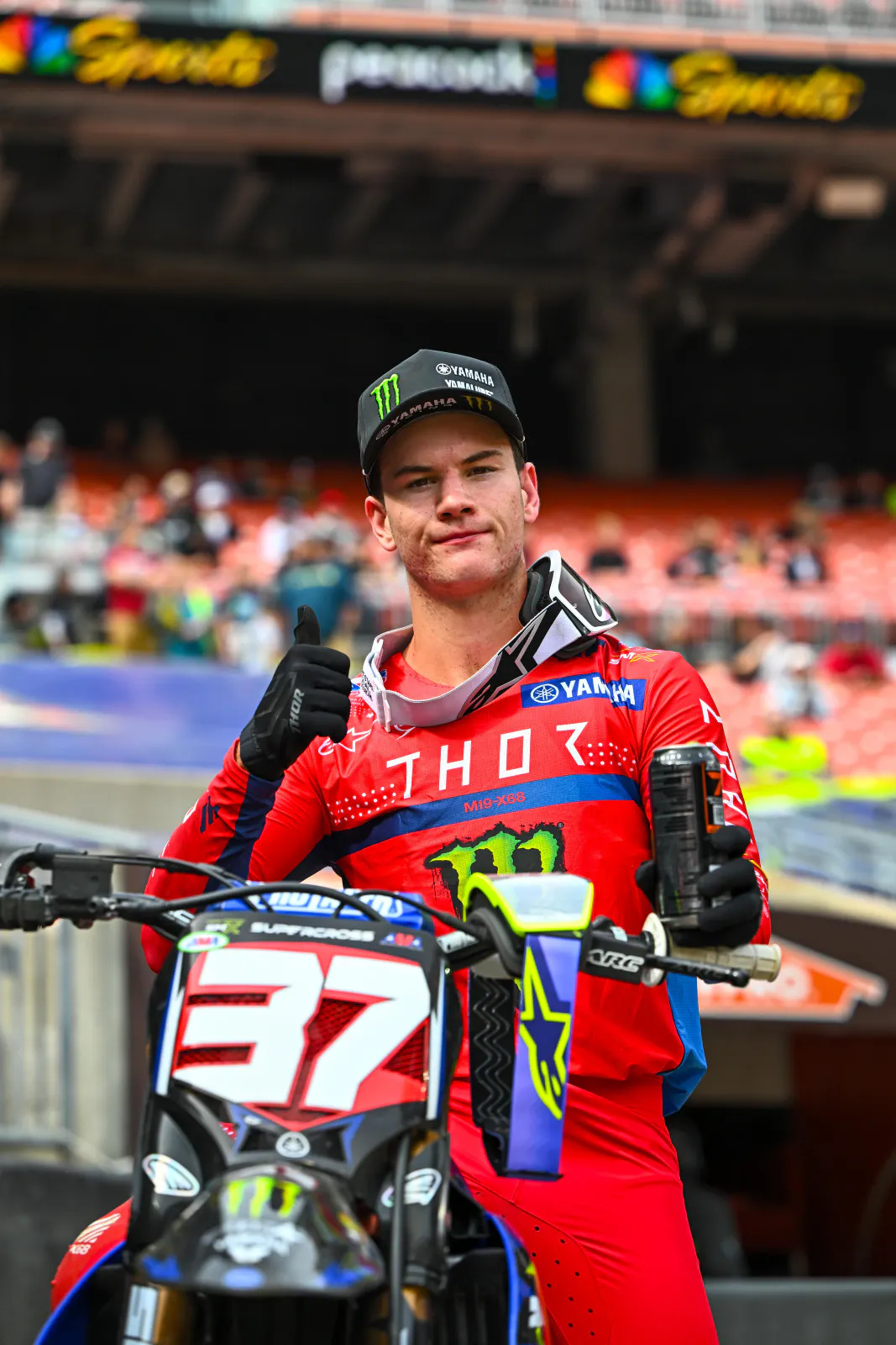 Cole Davies tops the 250SX overall qualifying today.
