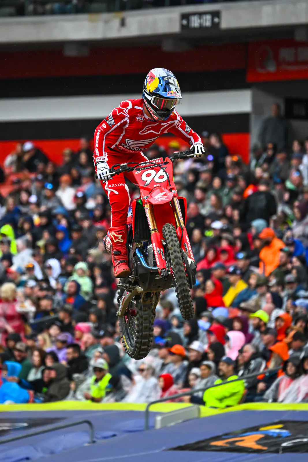 Hunter Lawrence takes the first 450SX race win of the night!