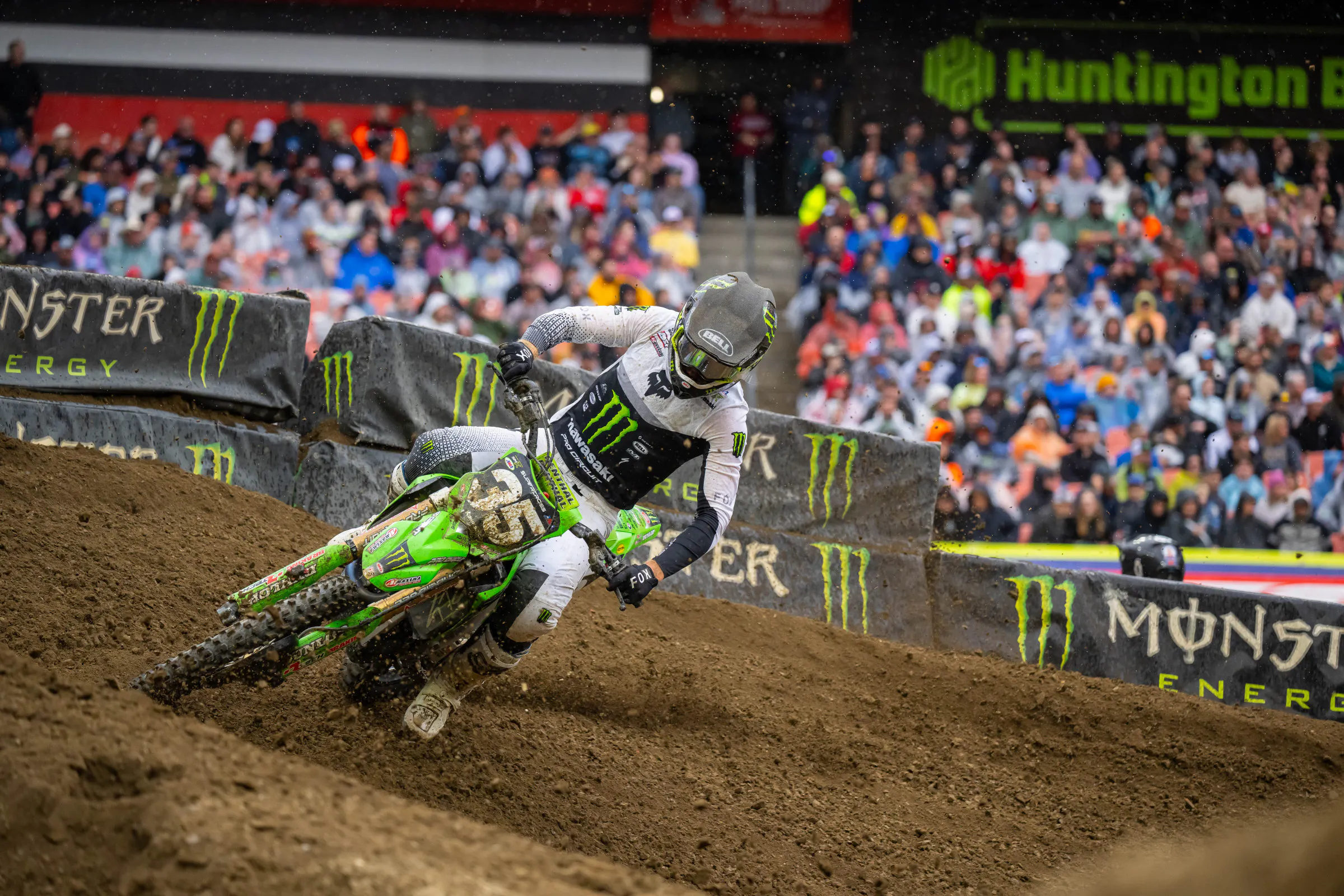 Drew Adams suffered an arm injury at the Cleveland SX.