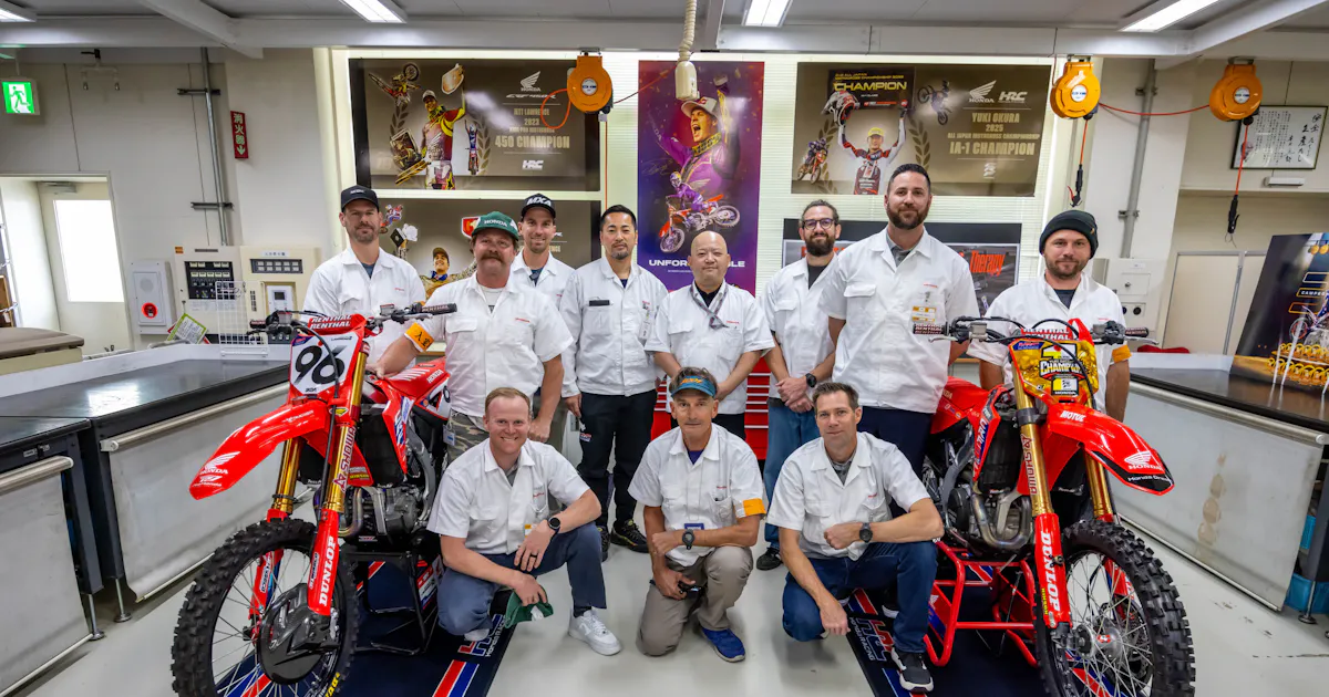 Where do Honda motocross bikes get built? - Racer X image