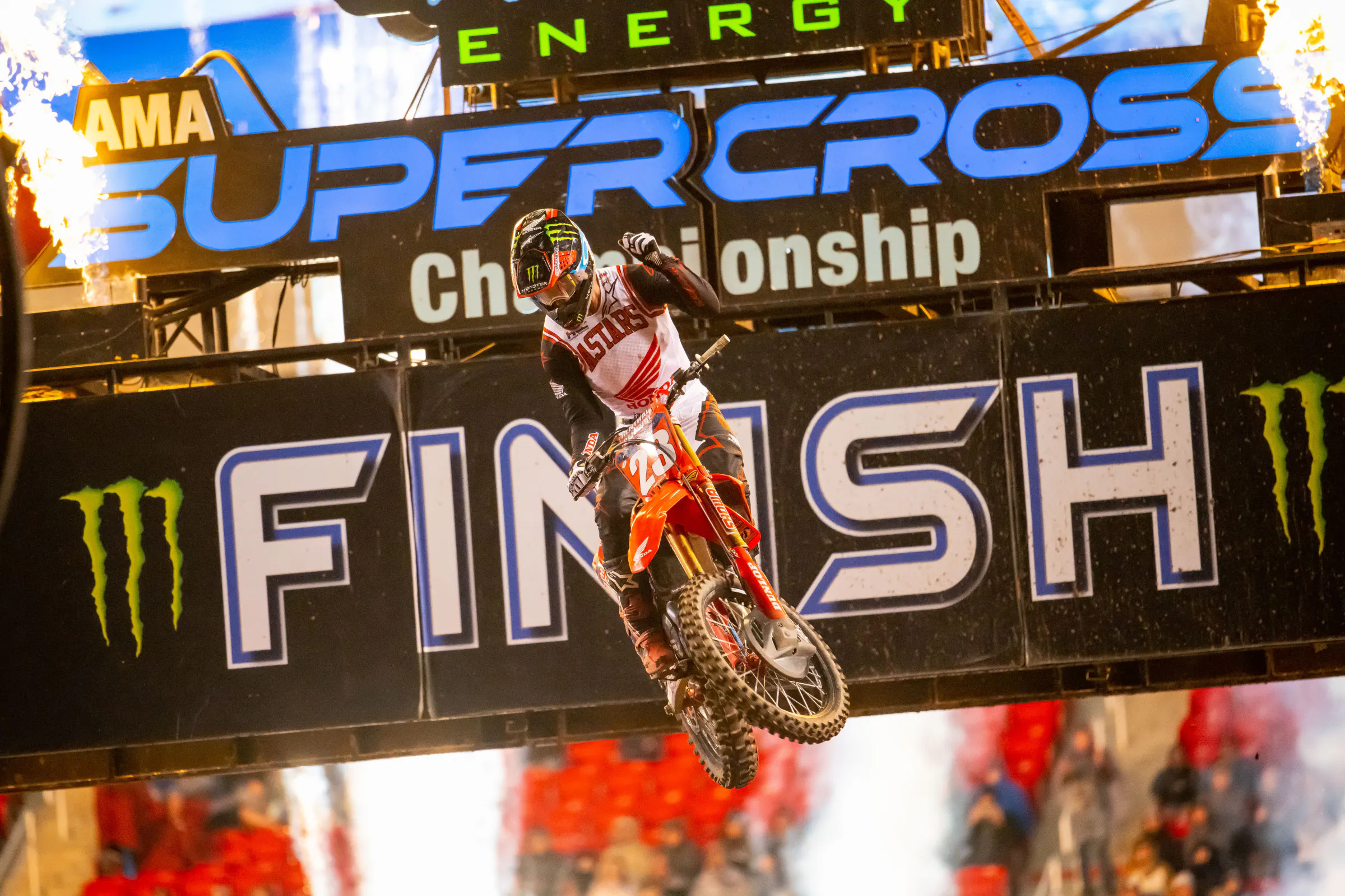 All the pieces fell into place for third-ranked Chase Sexton to take the 2023 title. If all hell broke loose again this year, the man currently ranked third in points is Cooper Webb, down 22....