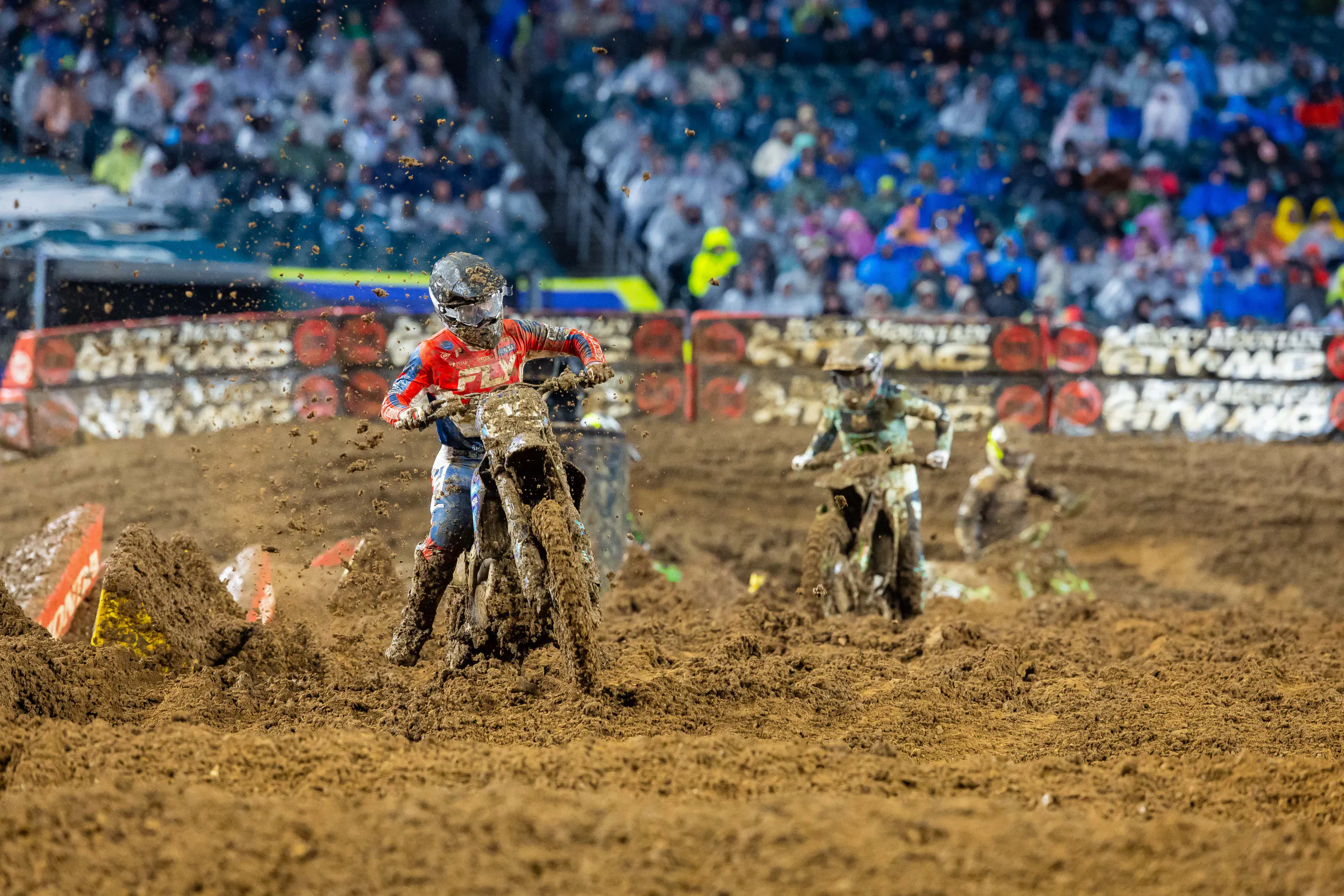 Conditions in Philadelphia were muddier than we've seen in a long time.