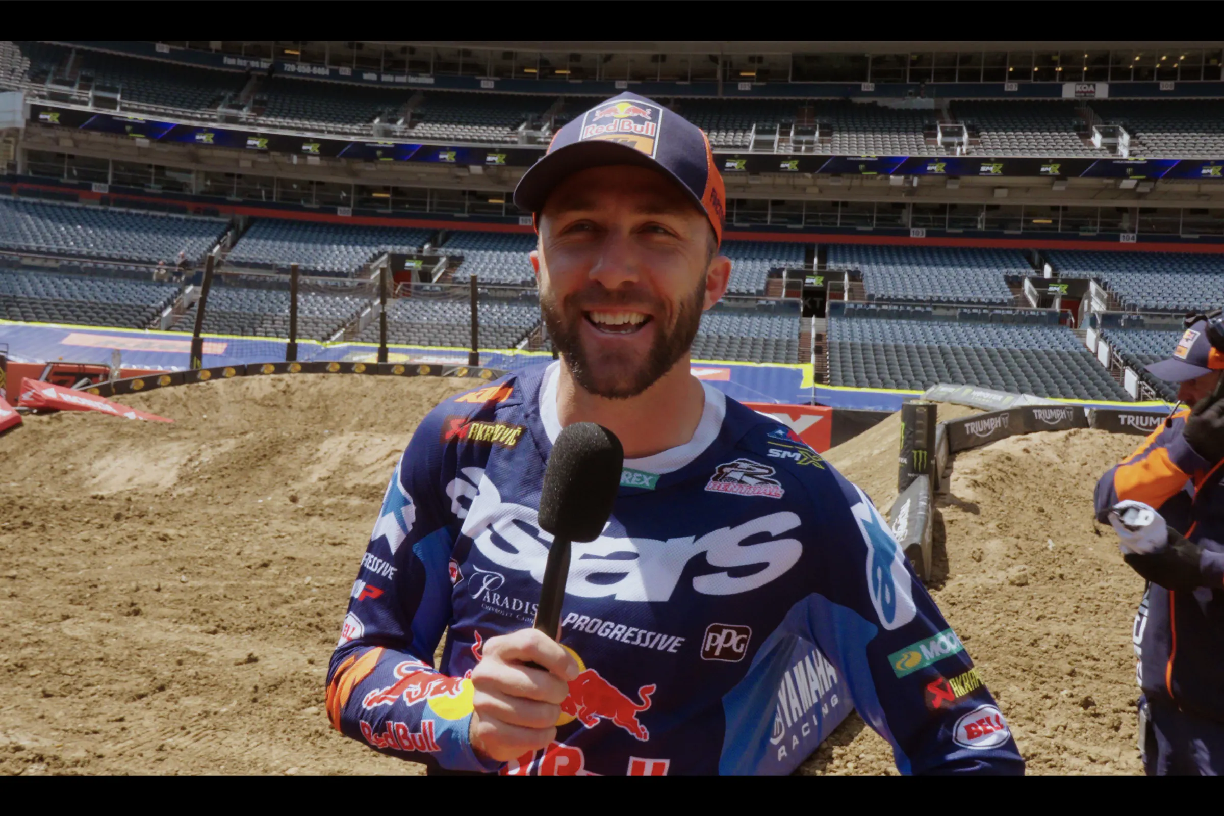 Video: Denver SX Press Day Interviews and Raw Riding Footage, with Lawrence, Tomac, Deegan, and More