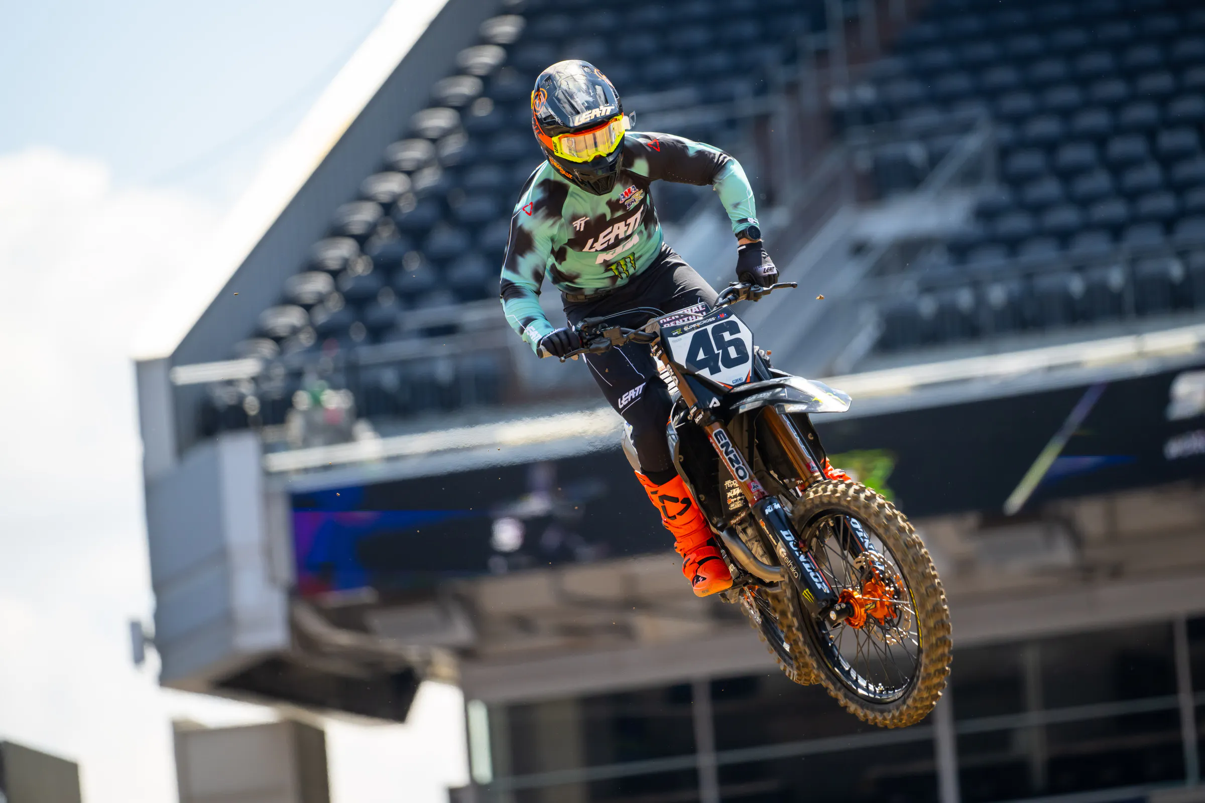 Justin Hill loves racing in Denver.