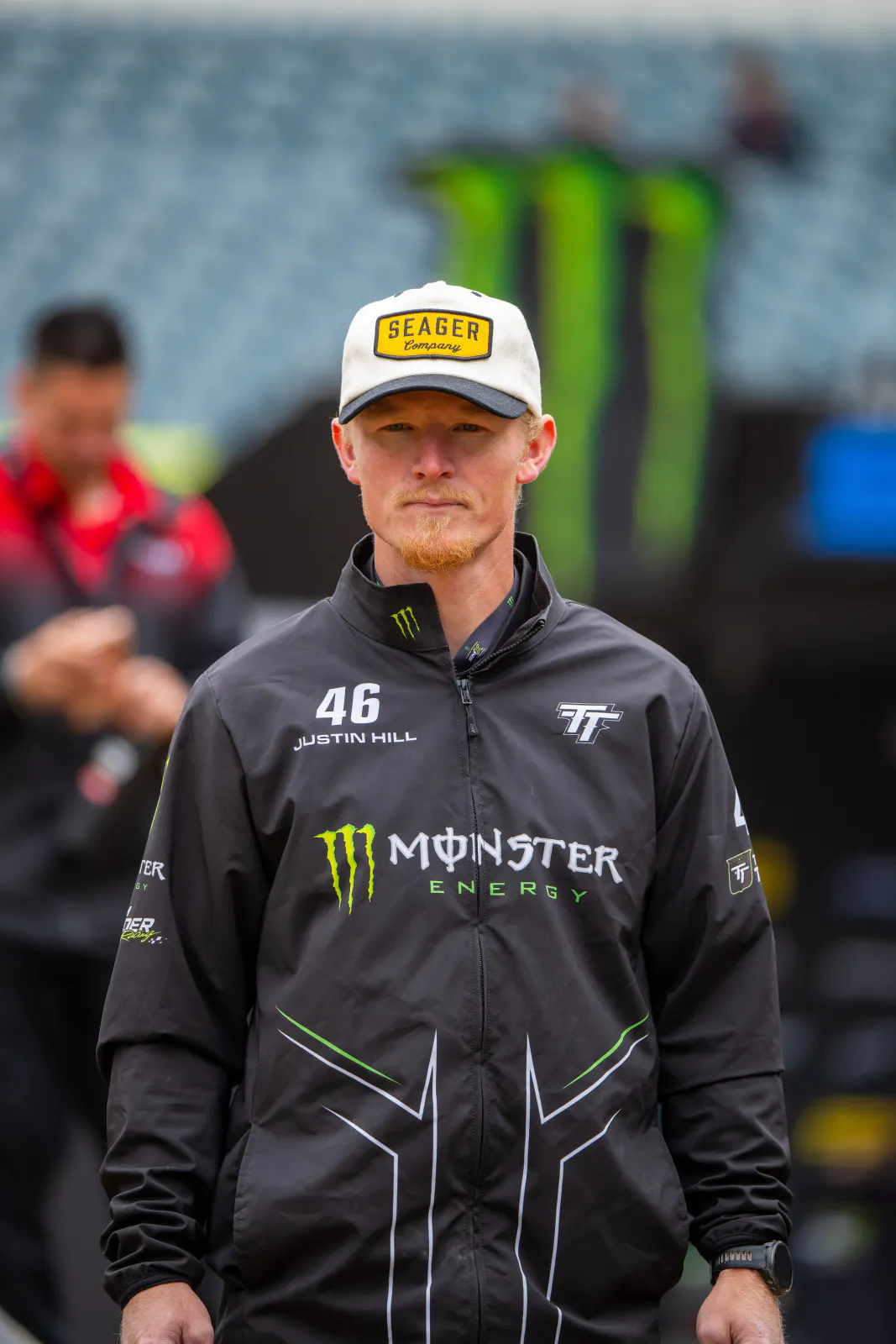 Now a veteran, Justin Hill still just loves riding his bike.