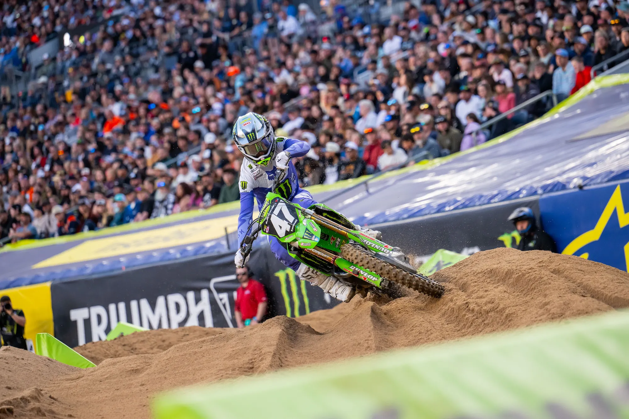Levi Kitchen took second in Denver.
