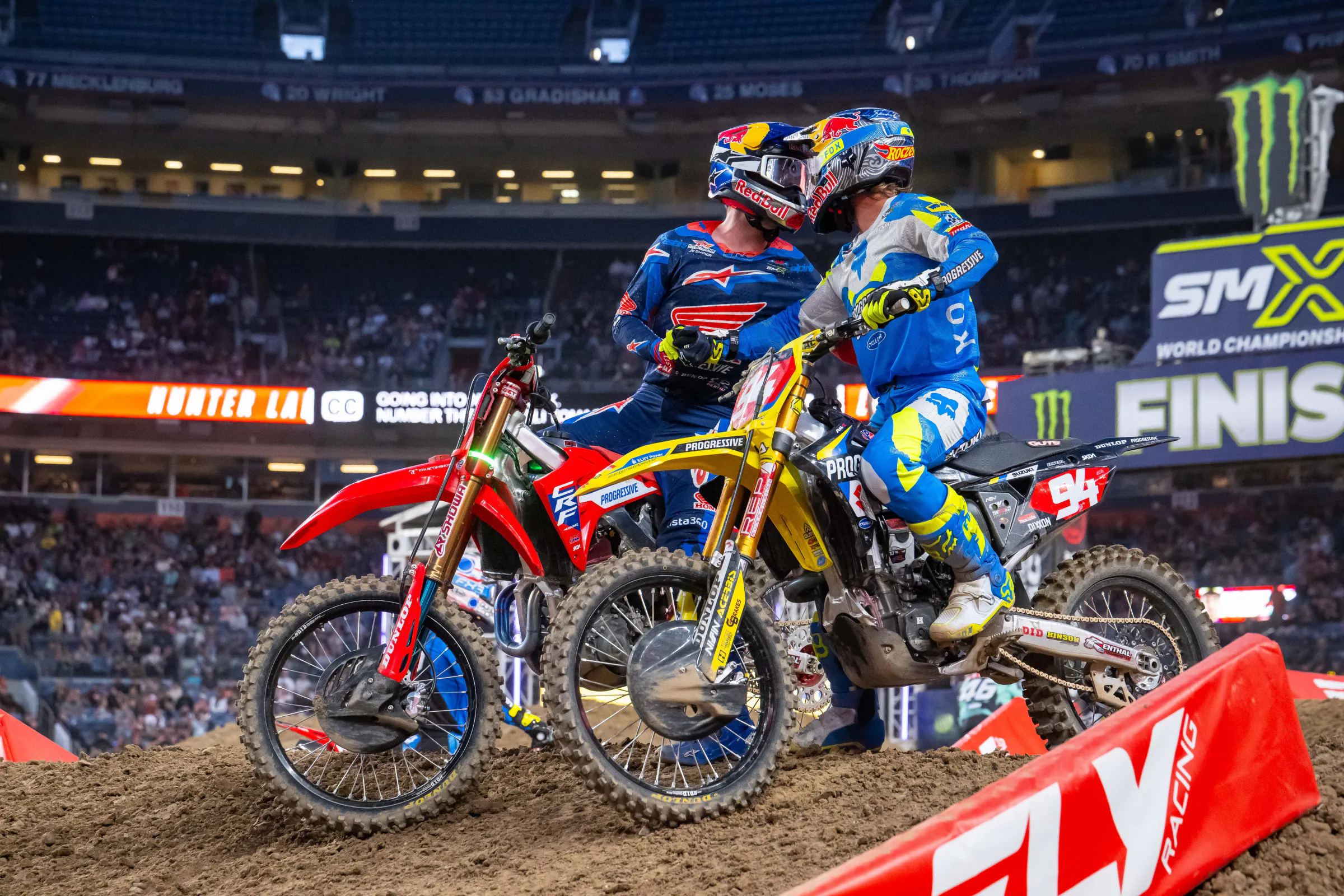 Nothing but respect between these to competitors.