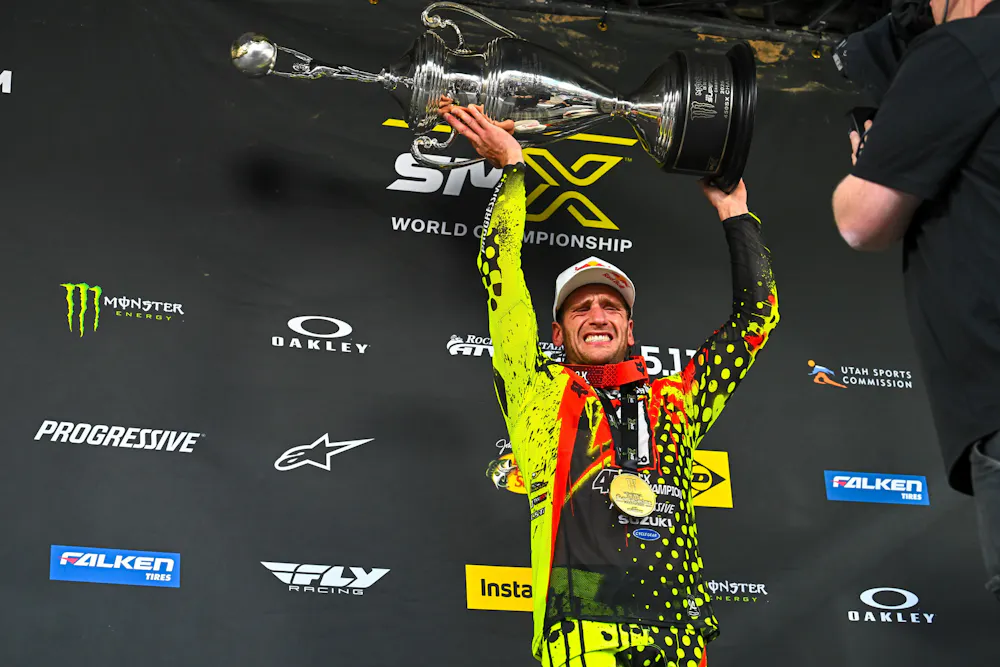 Ken Roczen Wins 2026 450SX Supercross Championship: “It’s just been such a journey”
