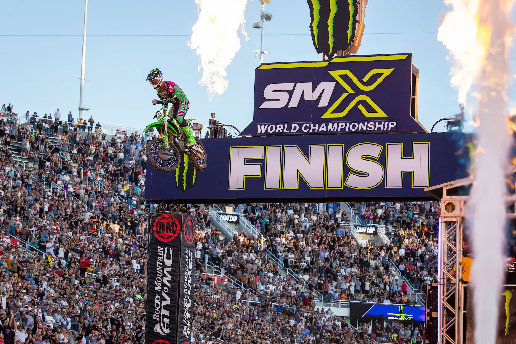 In a season filled with challenges, Monster Energy Kawasaki's&nbsp;Chase Sexton finished on top for his second win of the season and fourth straight in the finale.
