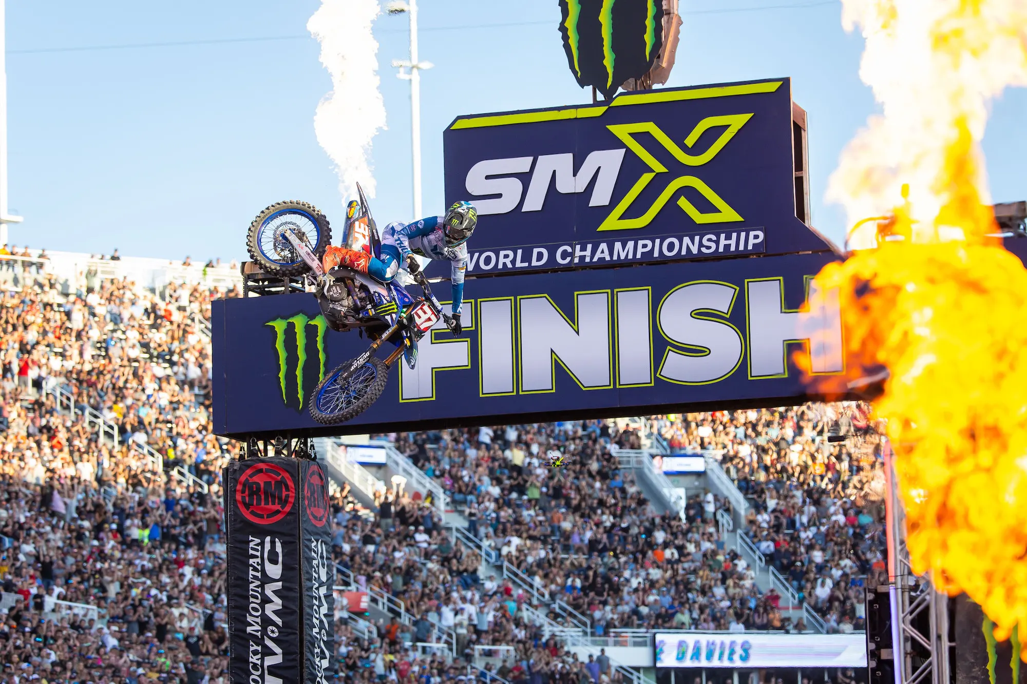 Monster Energy Yamaha Star Racing's Cole Davies put the finishing touch on a championship-winning season with an impressive East/West Showdown victory.