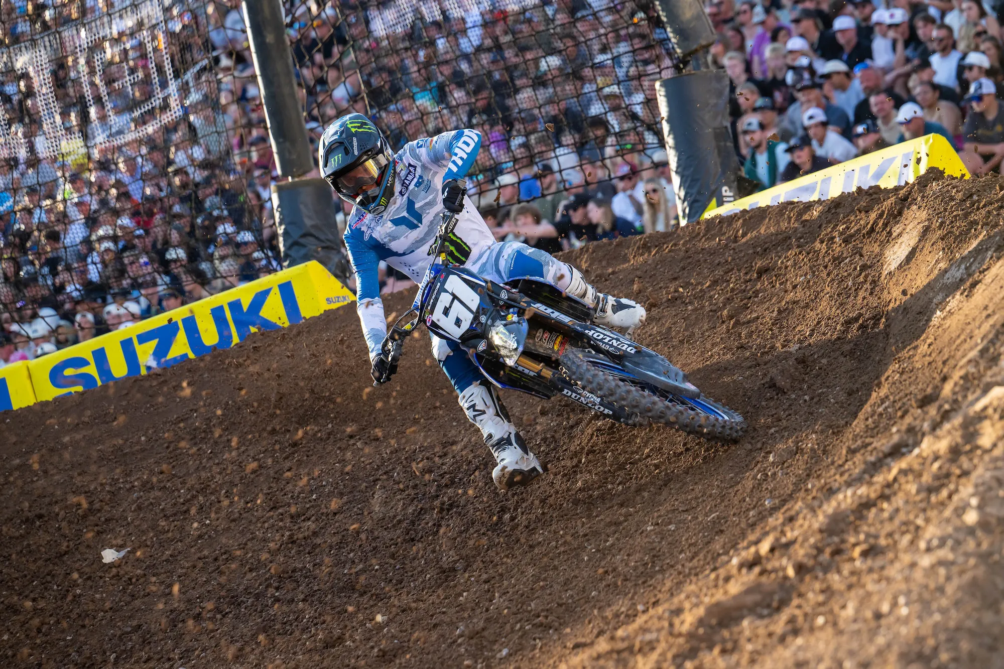 Monster Energy Yamaha Star Racing's Max Anstie captured his third podium finish of the season.